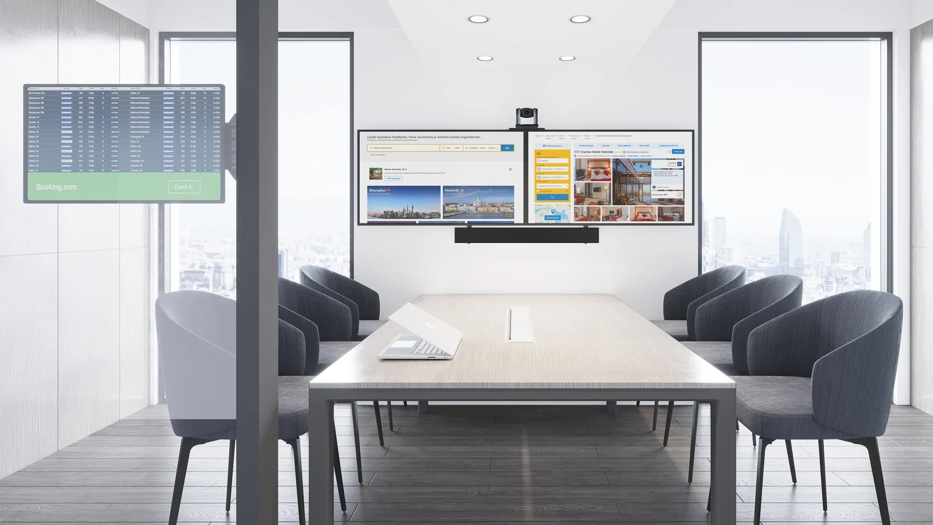 Dual Screen Video Conference Mounts