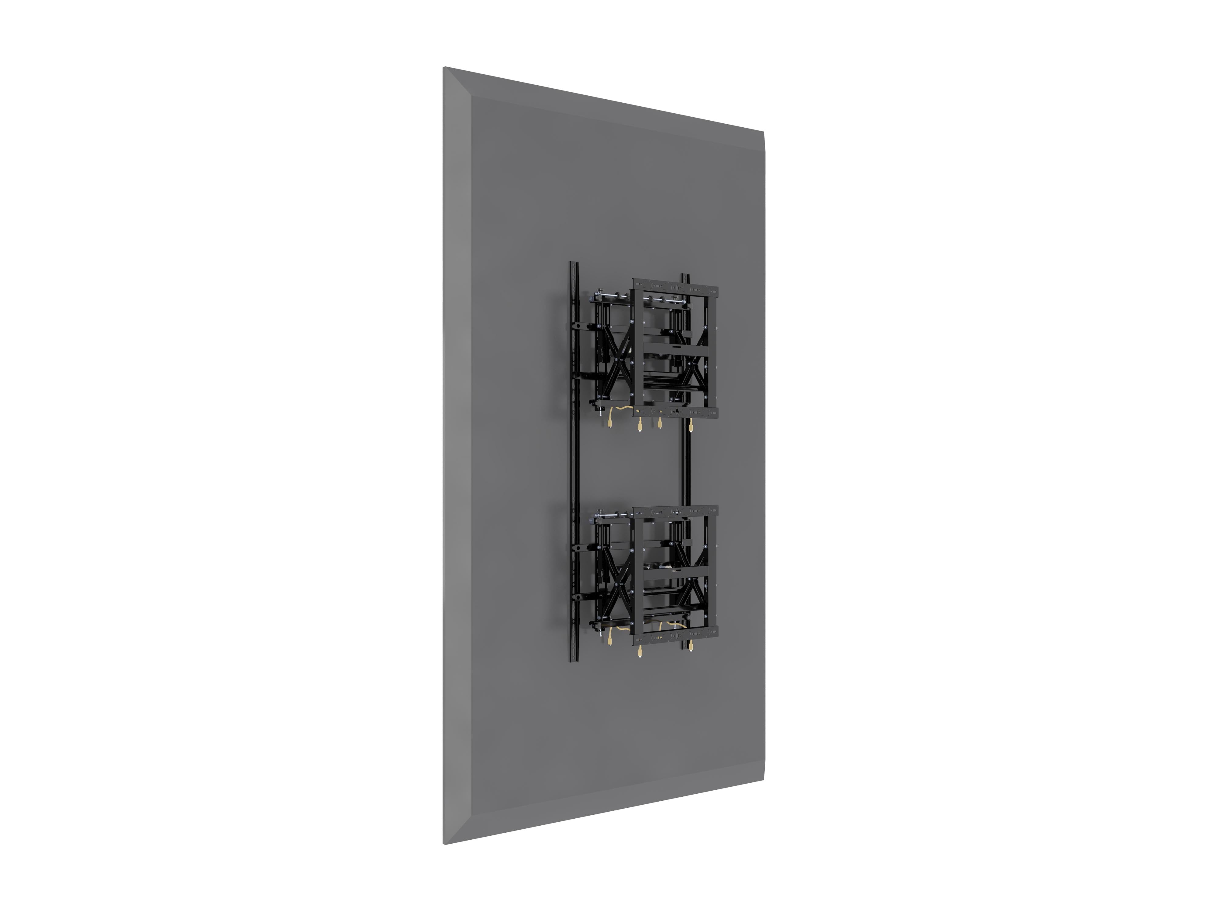 Double Push-In Pop-Out Mount for 21:9 Ultra-Wide Displays
