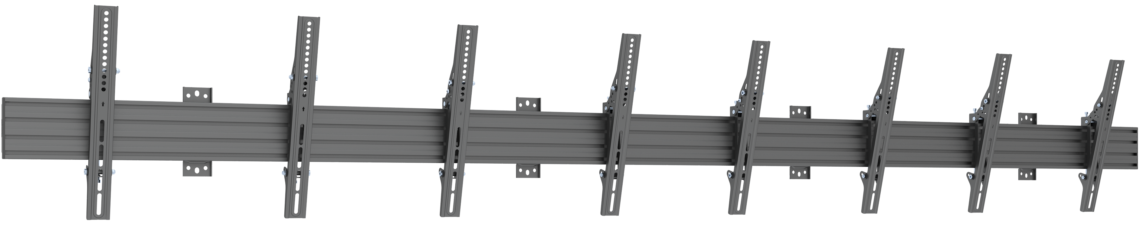 Quad-Screen Menu Board Wall Mount with Tilting Brackets – Mount-It! PRO
