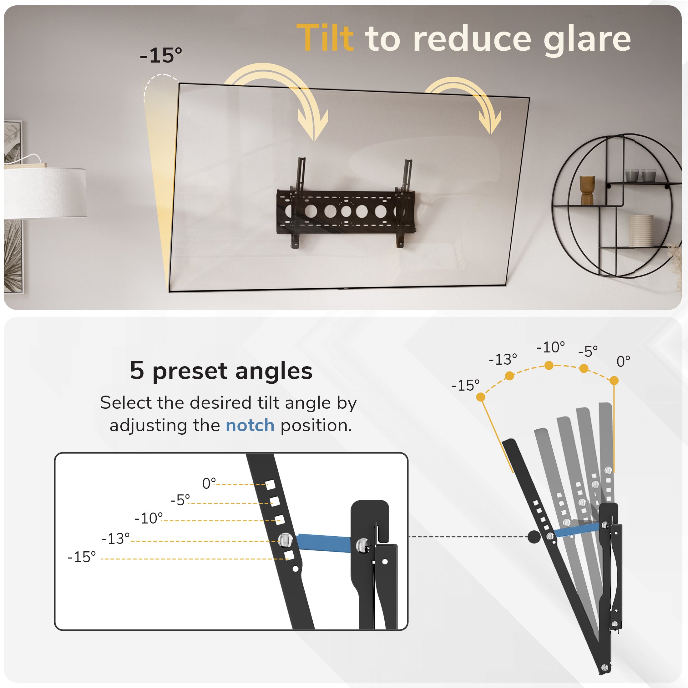 TAA Ultra-Slim Tilting Wall Mount