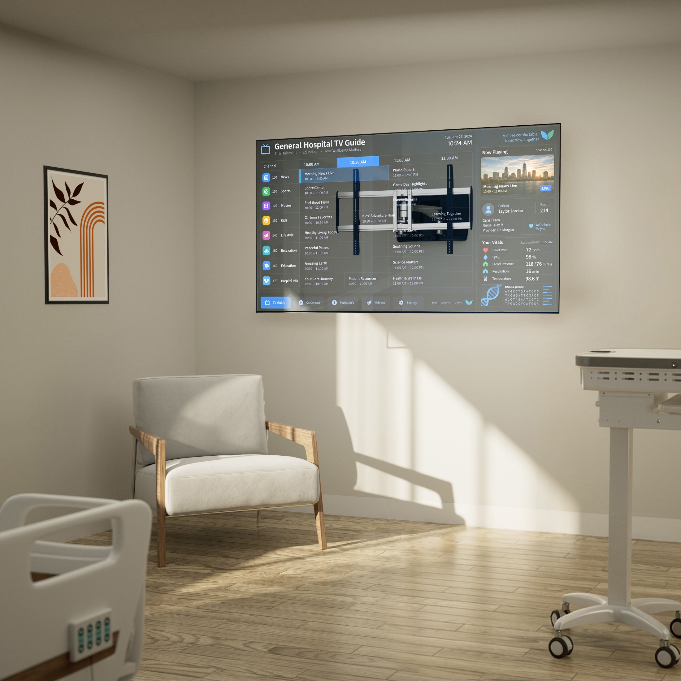 TAA Heavy-Duty Articulating Wall Mount