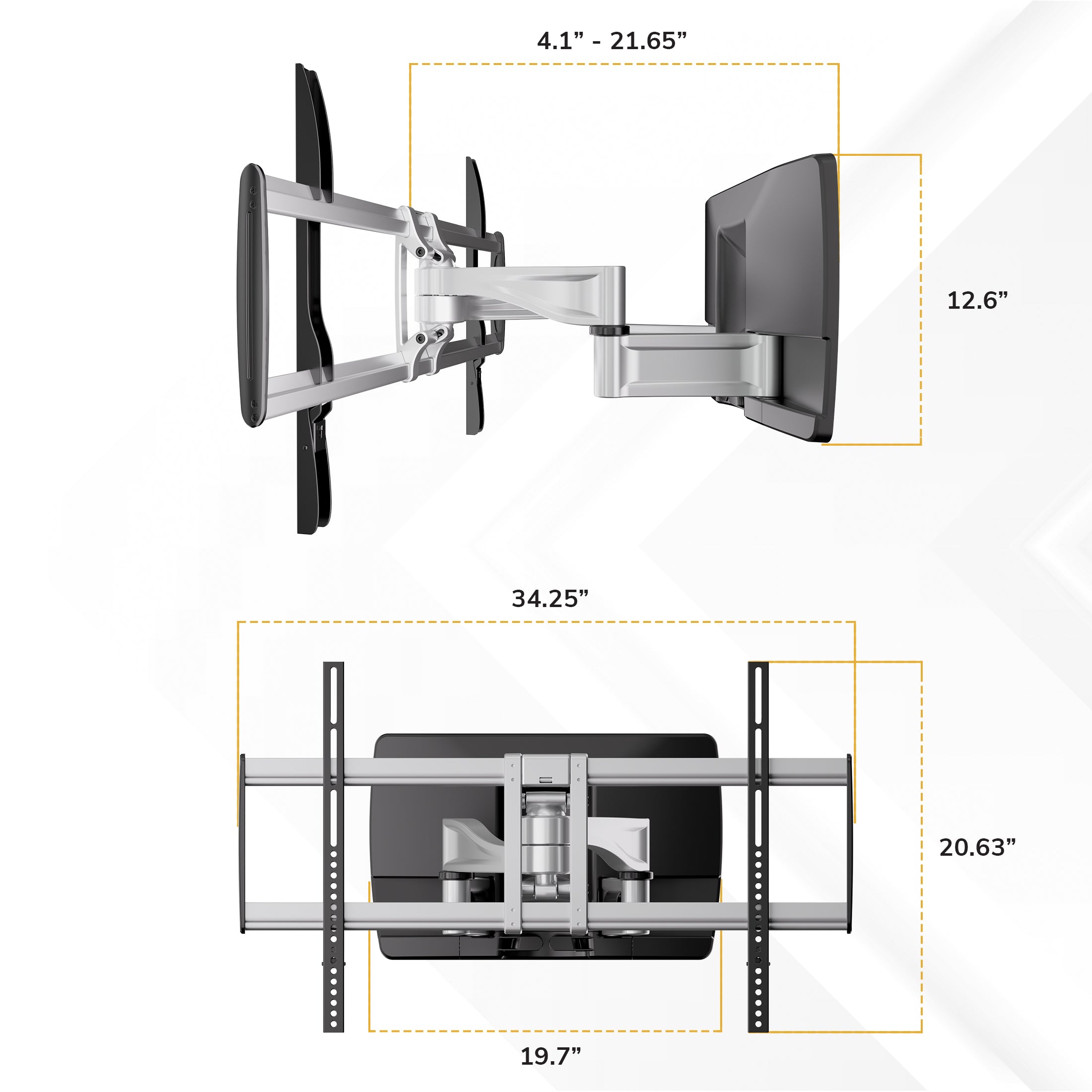 TAA Heavy-Duty Articulating Wall Mount