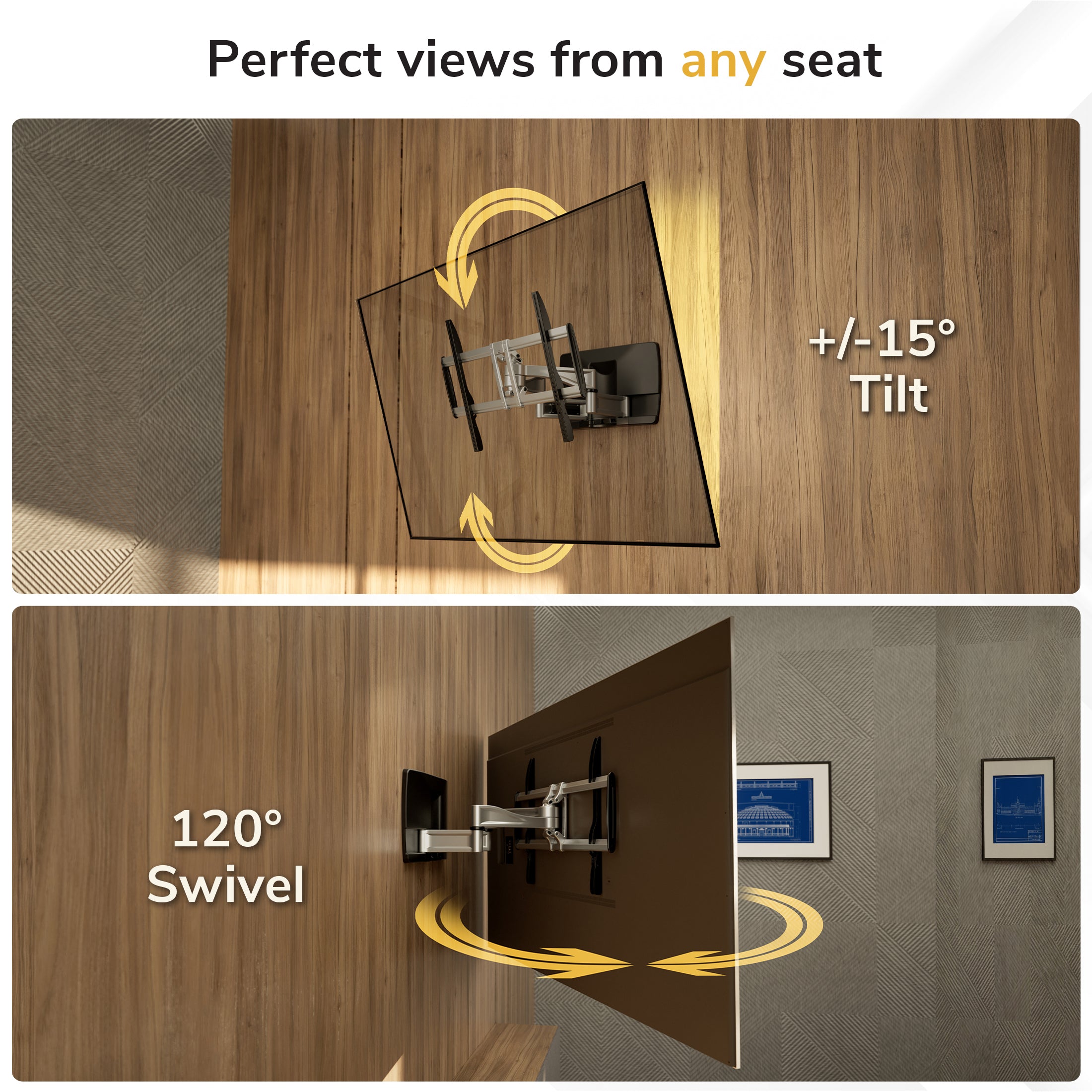 TAA Heavy-Duty Articulating Wall Mount