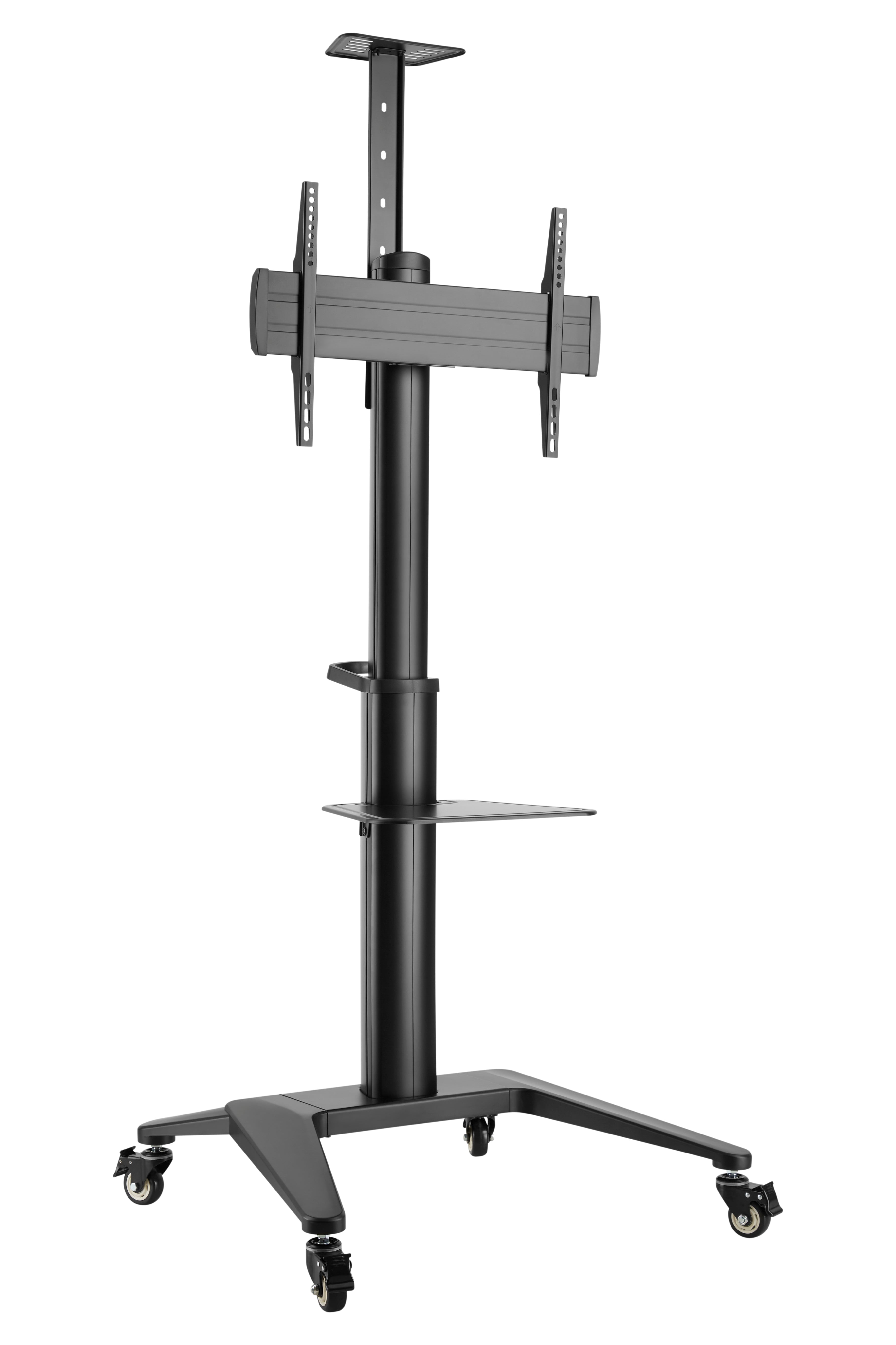 black av cart with camera shelf