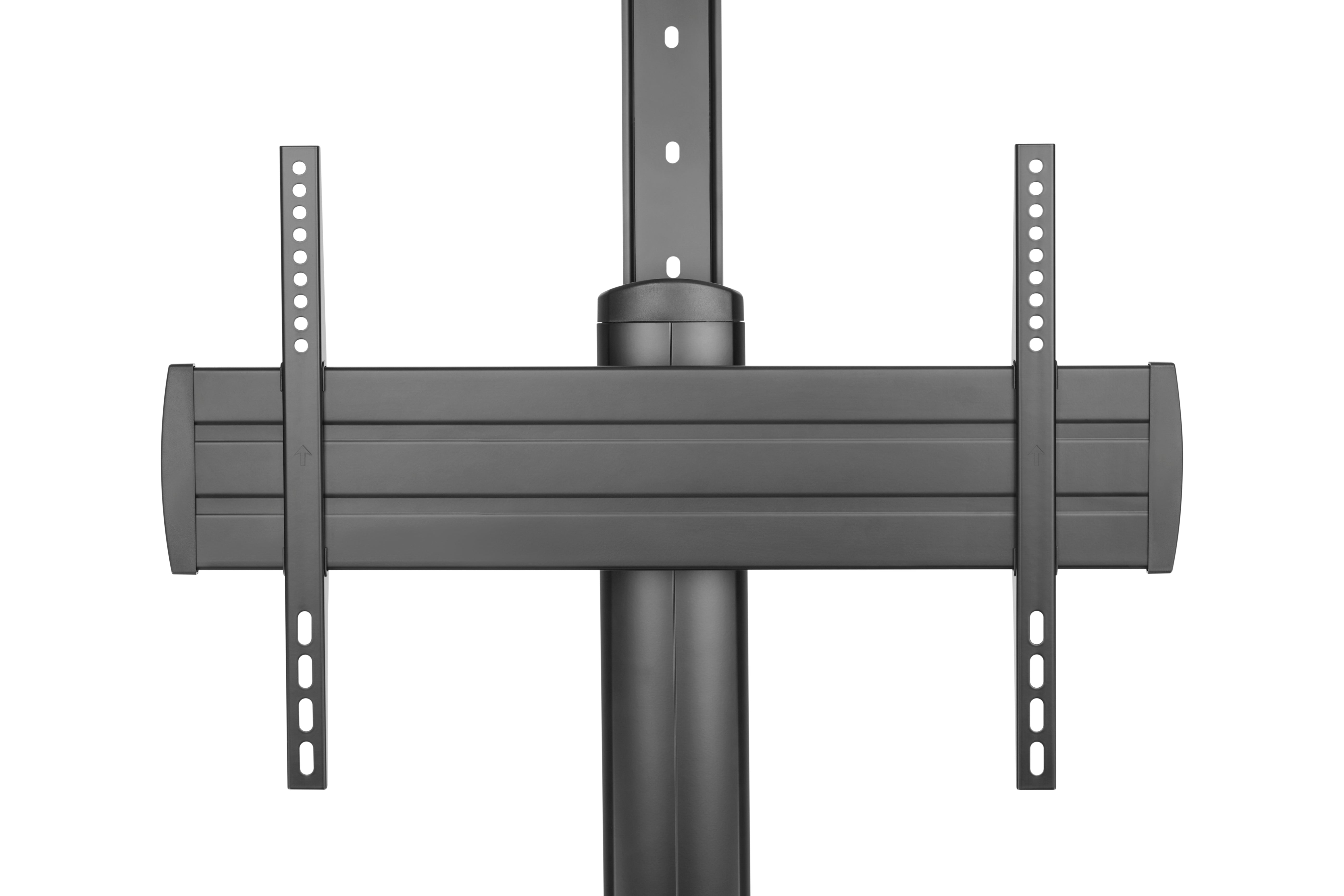 tv mount on av cart