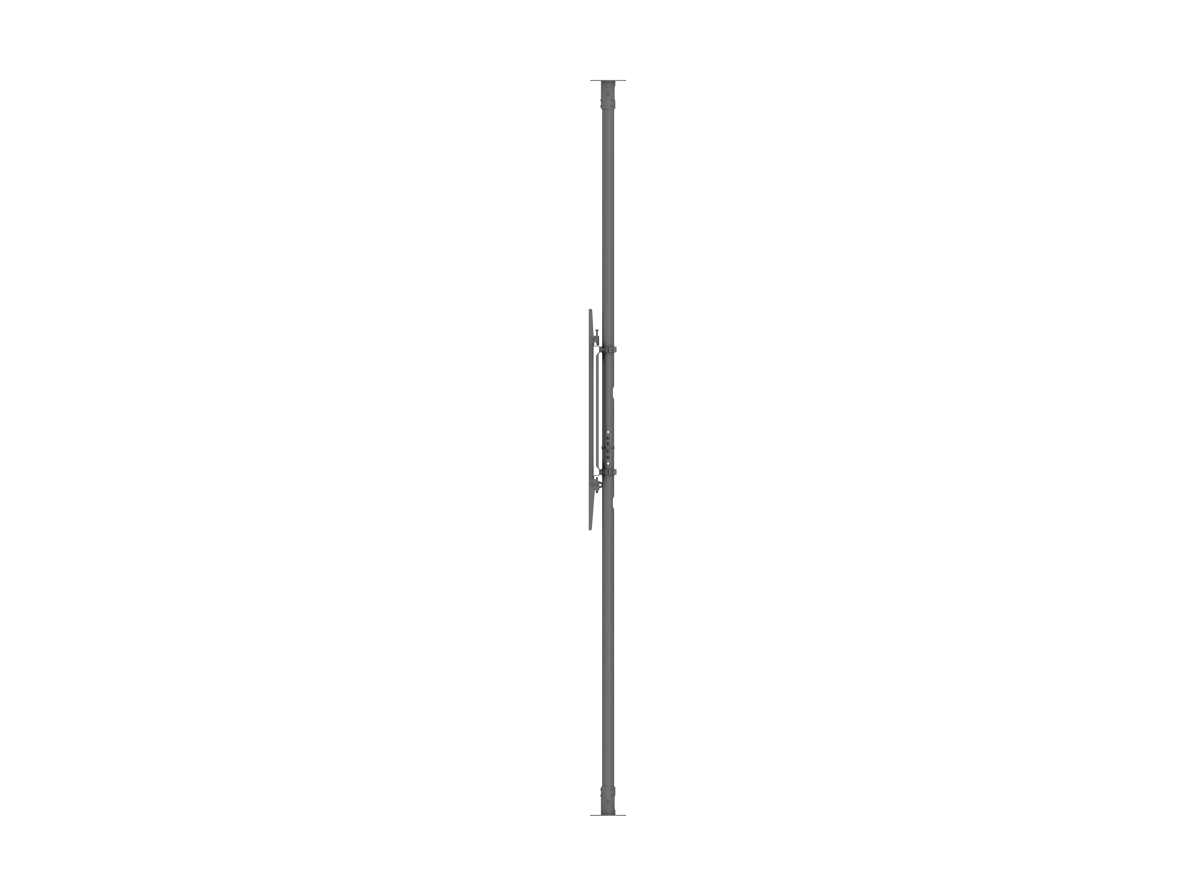 Heavy-Duty Single-Screen Dual-Pole Floor-to-Ceiling Mount Portrait