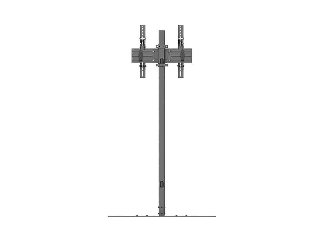 Single-Screen Single-Pole Floor Stand with Wide Base