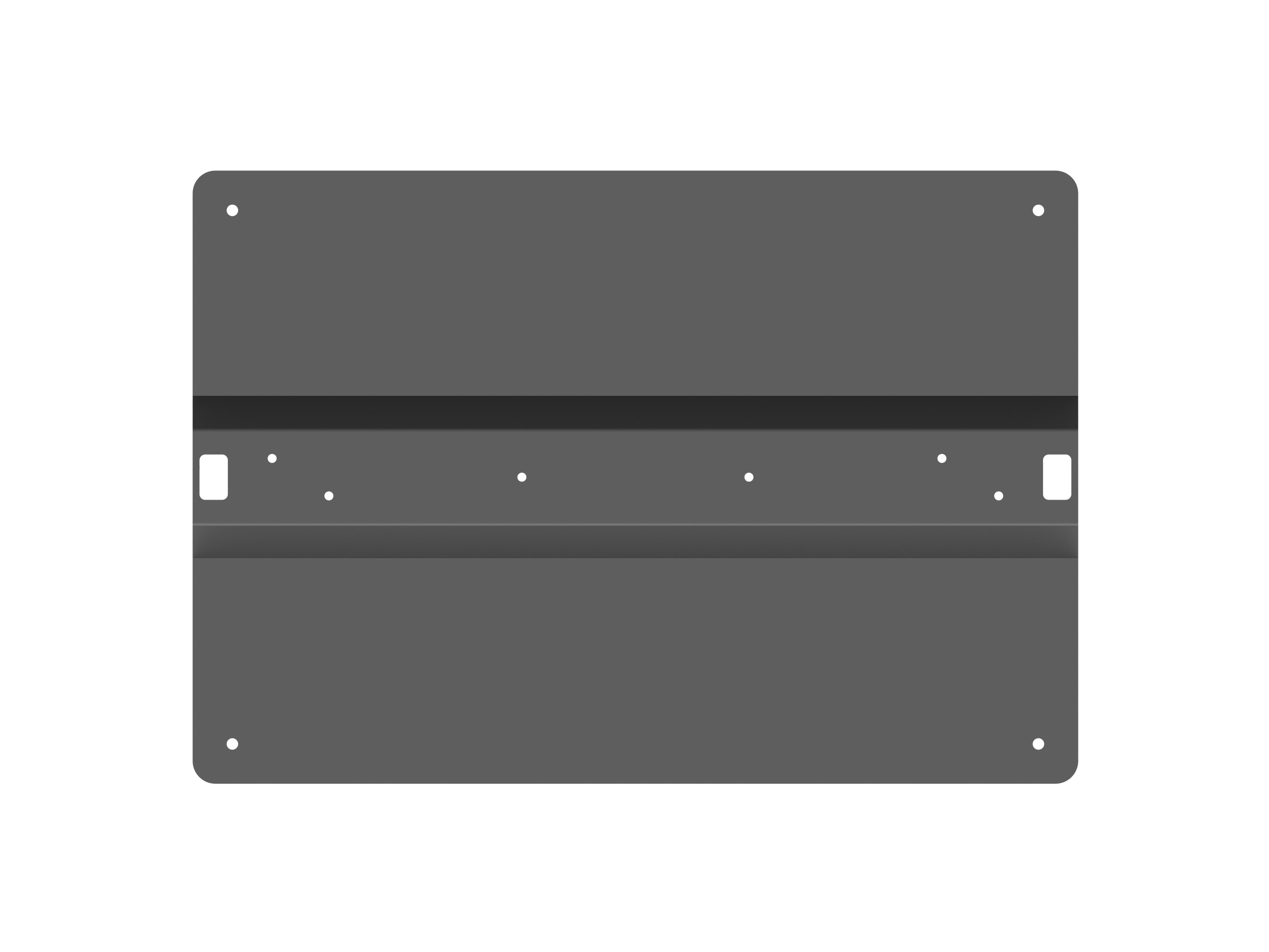 Dual-Sided Display Mount with Floor Base