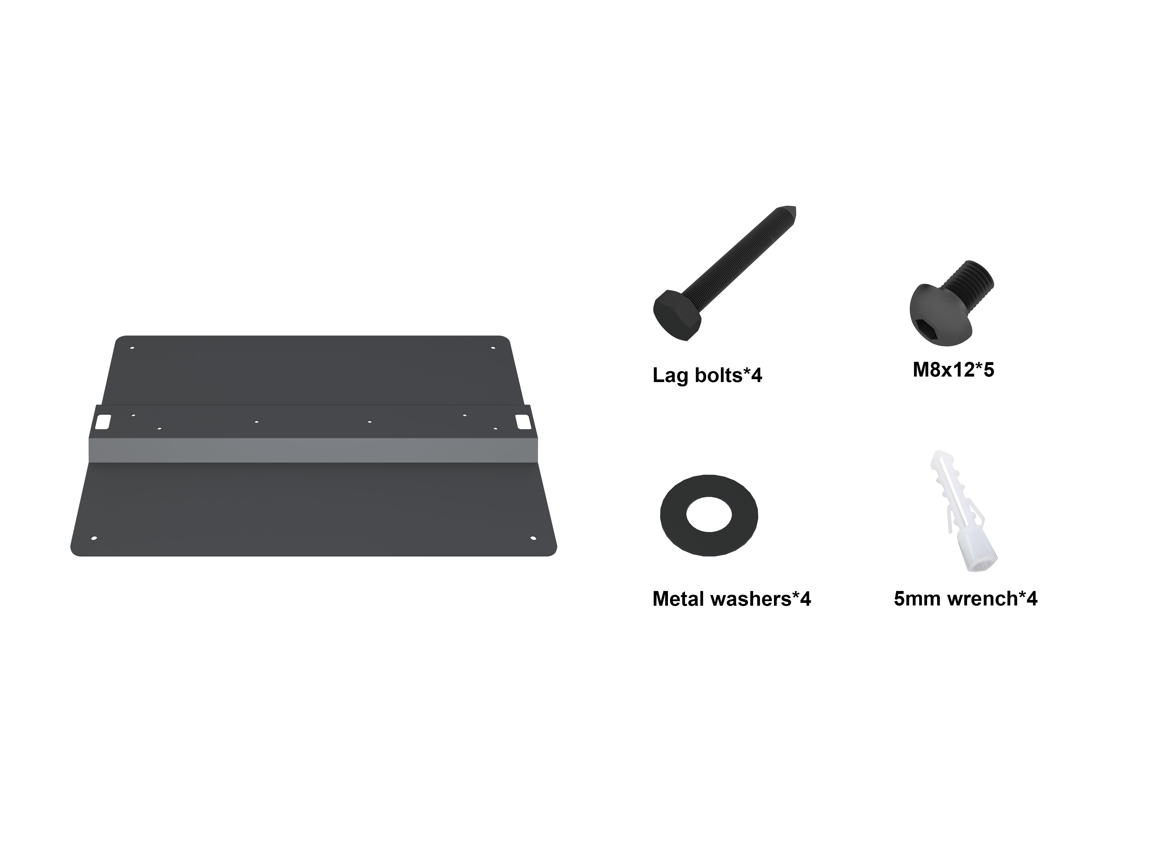 Dual-Sided Display Mount with Floor Base