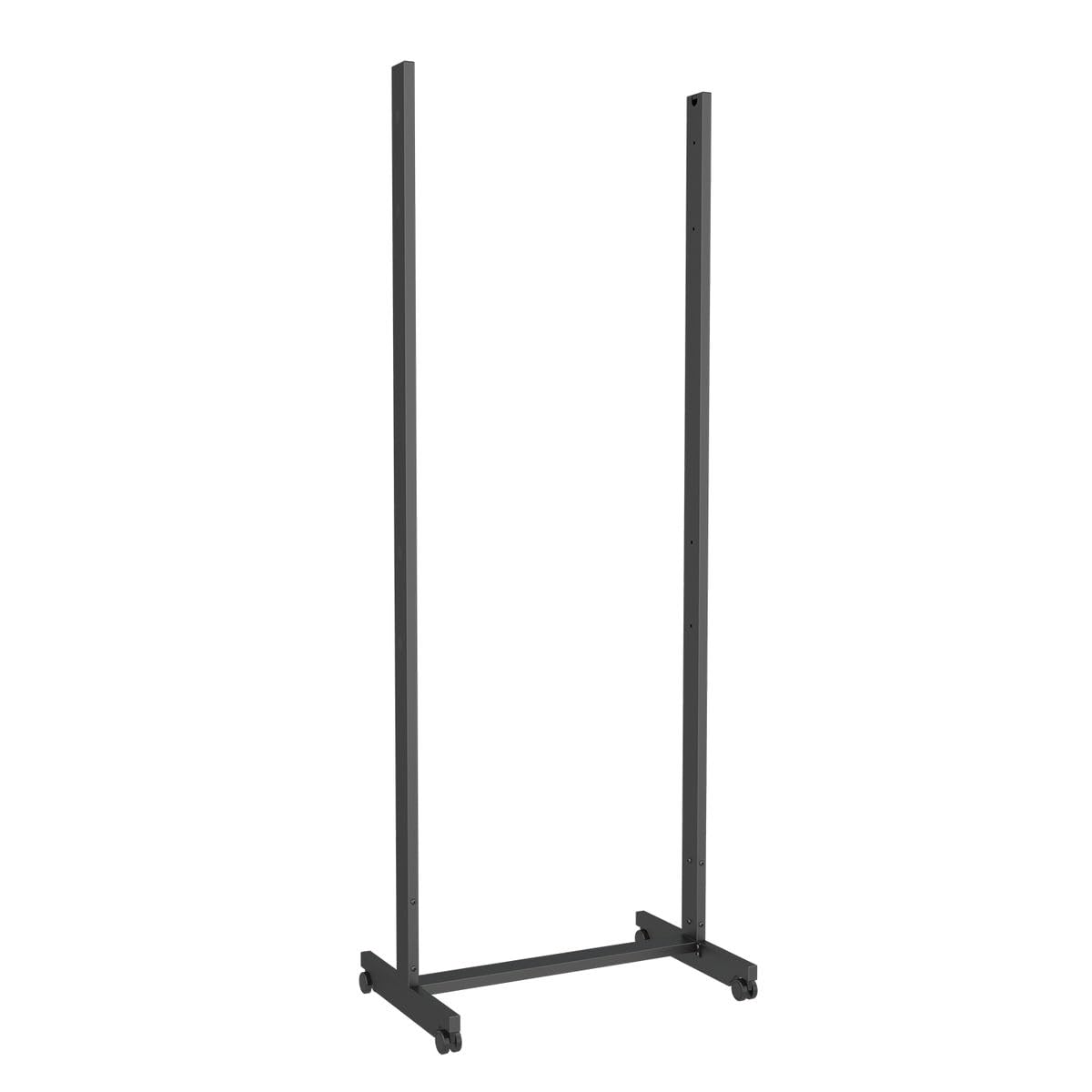 Dual-Sided Display Mount with Locking Casters