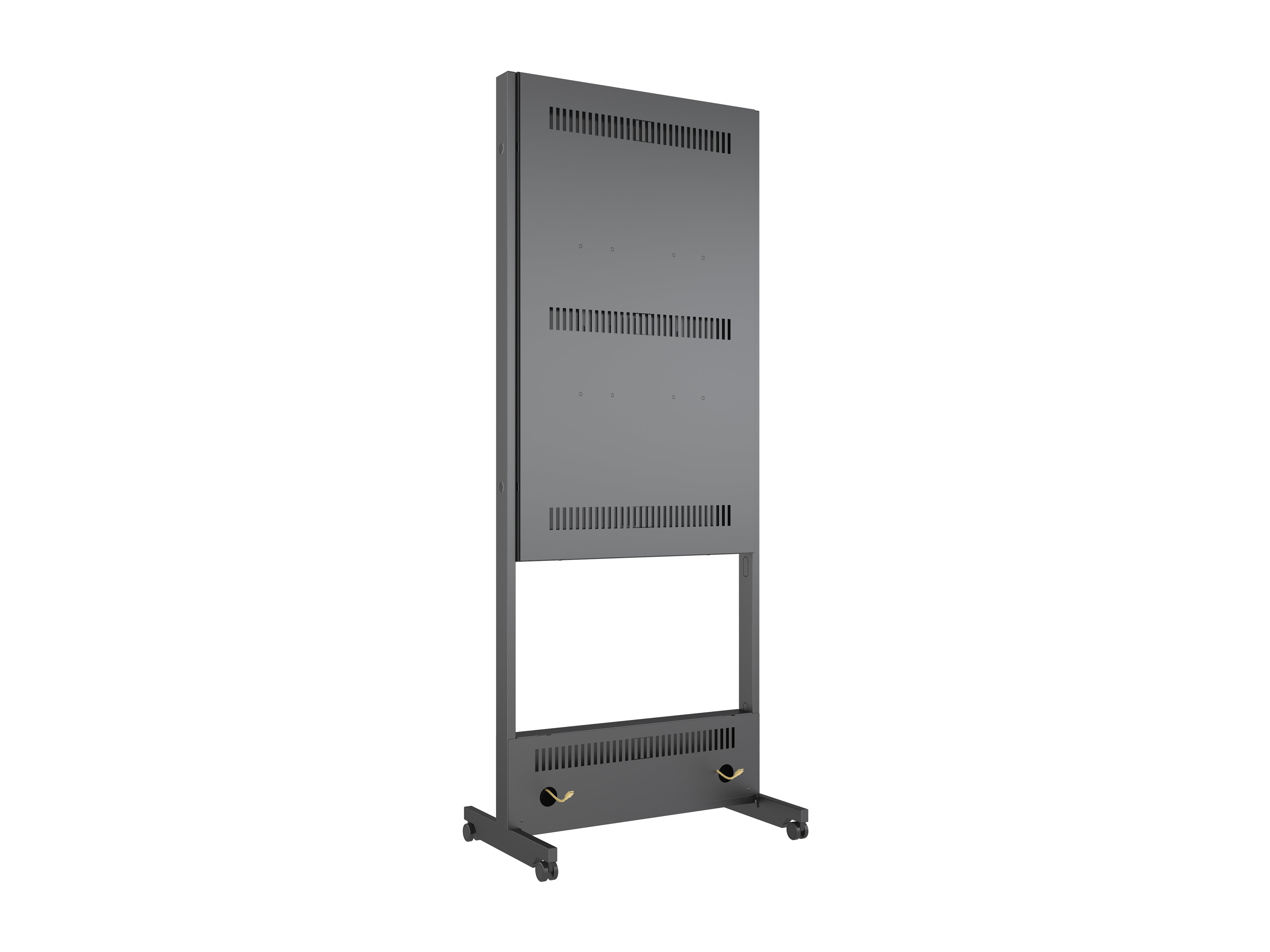 55" Indoor Kiosk Enclosure with Locking Casters