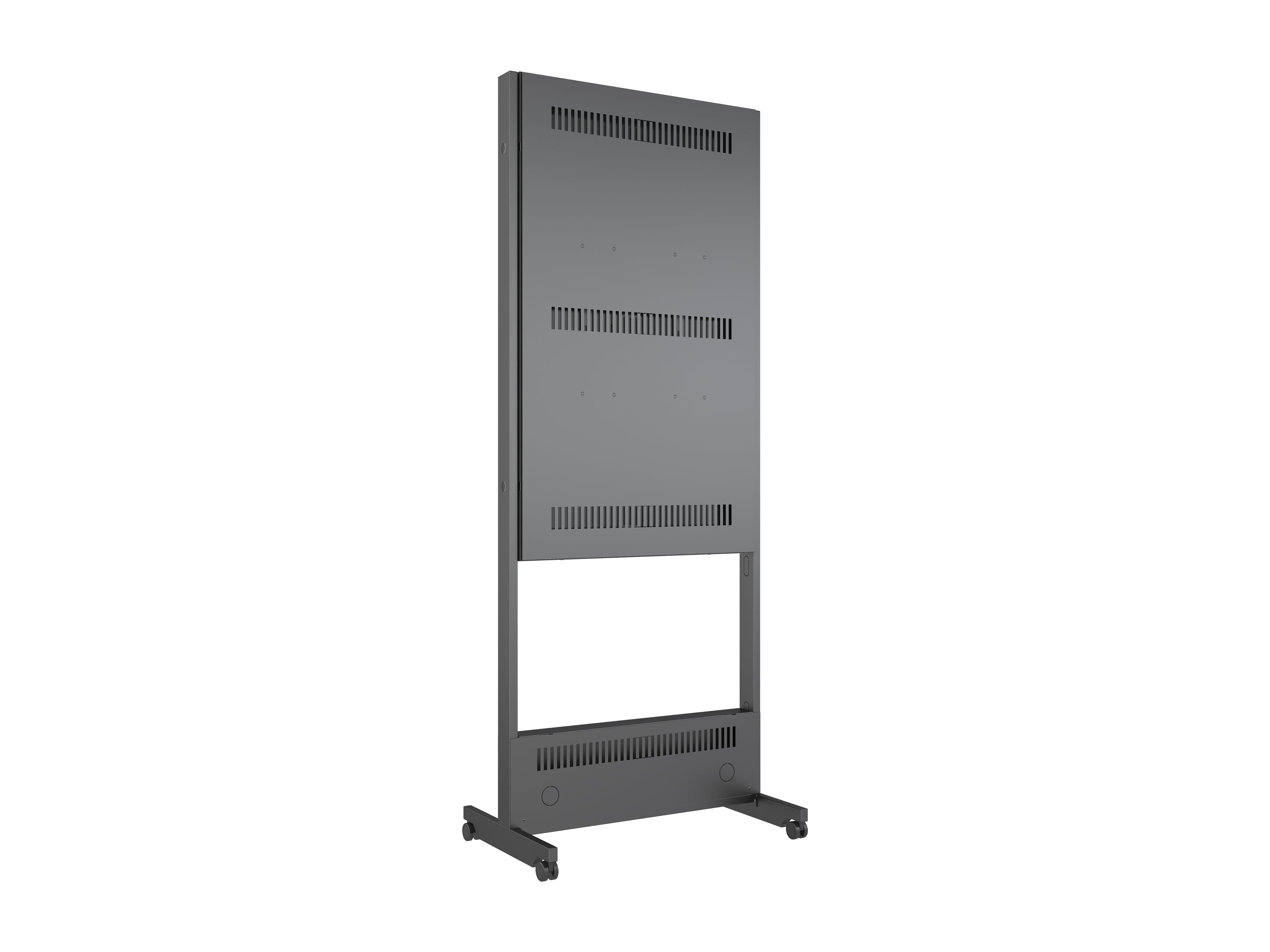 55" Indoor Kiosk Enclosure with Locking Casters
