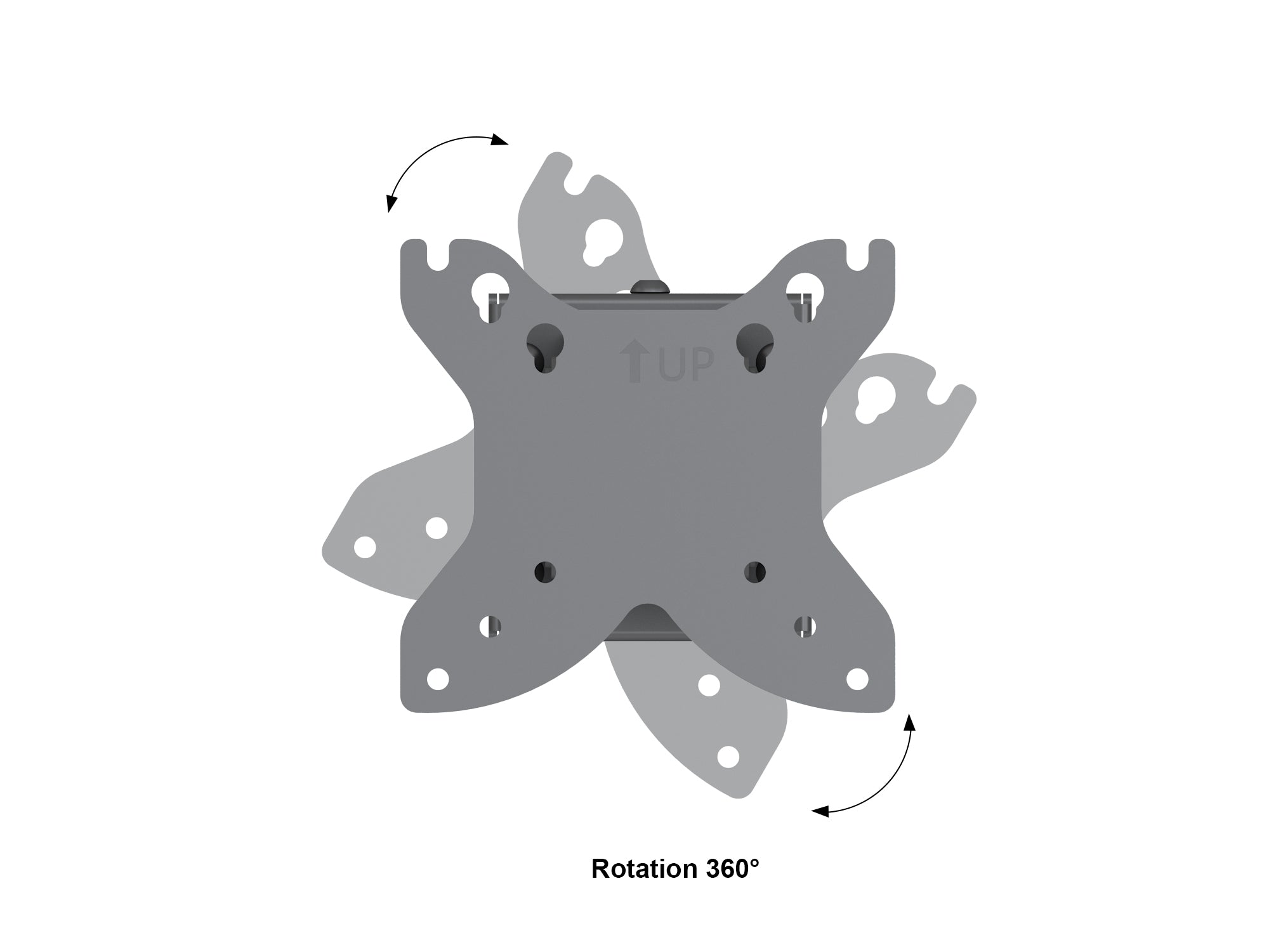 Control Room Dual-Screen Desk Mount