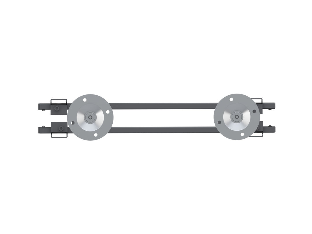 Dual-Screen Wire-Supported Floor-to-Ceiling Mount (Back-to-Back)- 3000mm