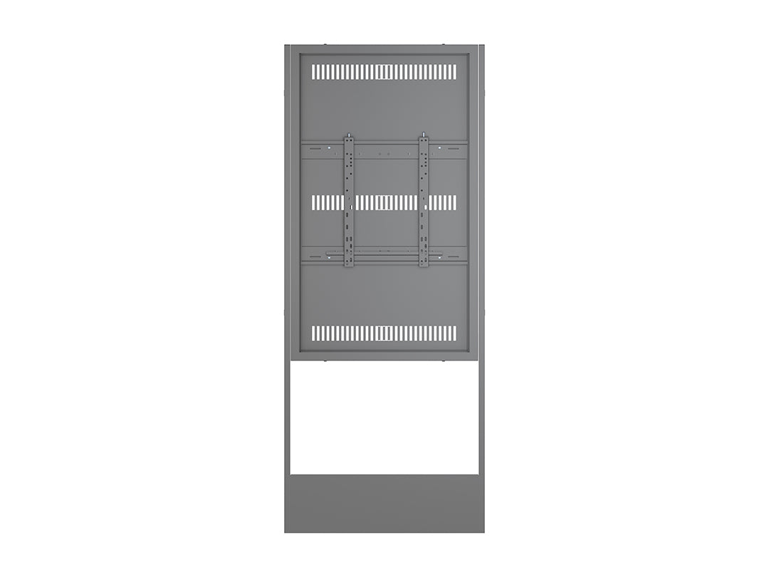 front of kiosk enclosure