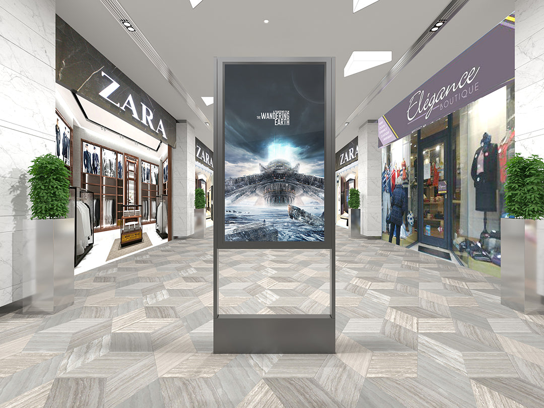 kiosk enclosure in mall