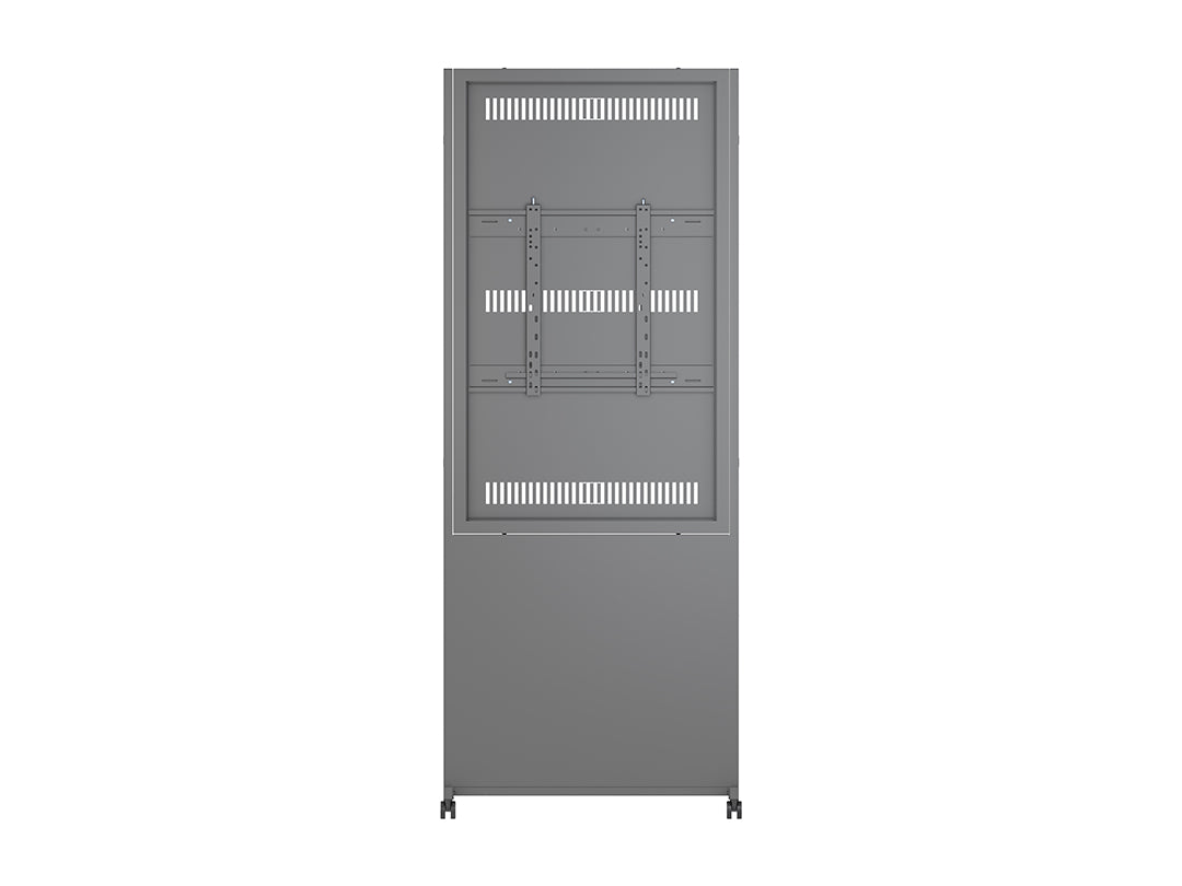 back of display kiosk enclosure