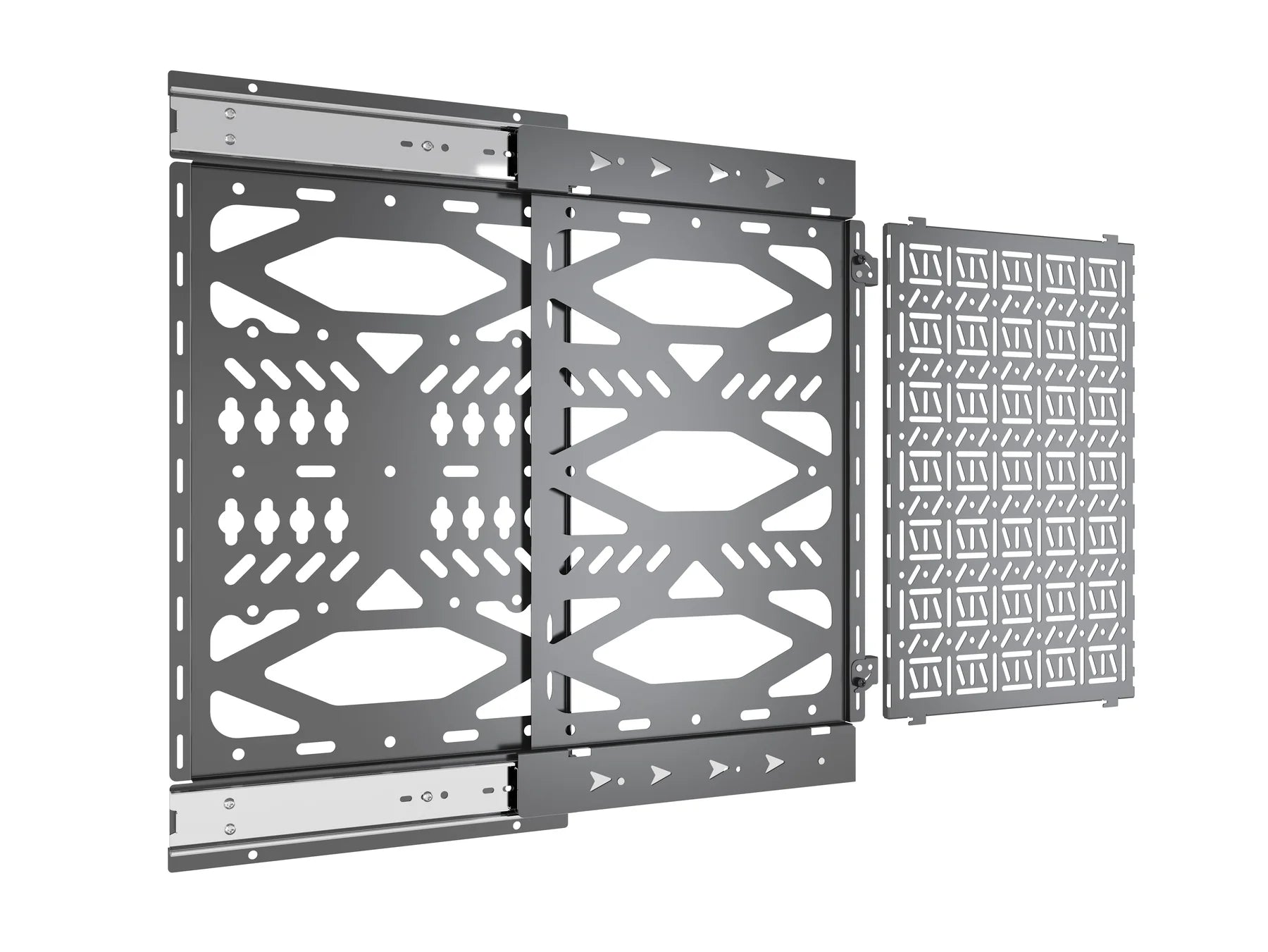 Ultra-Slim Full Motion Wall Mount with Storage Slider