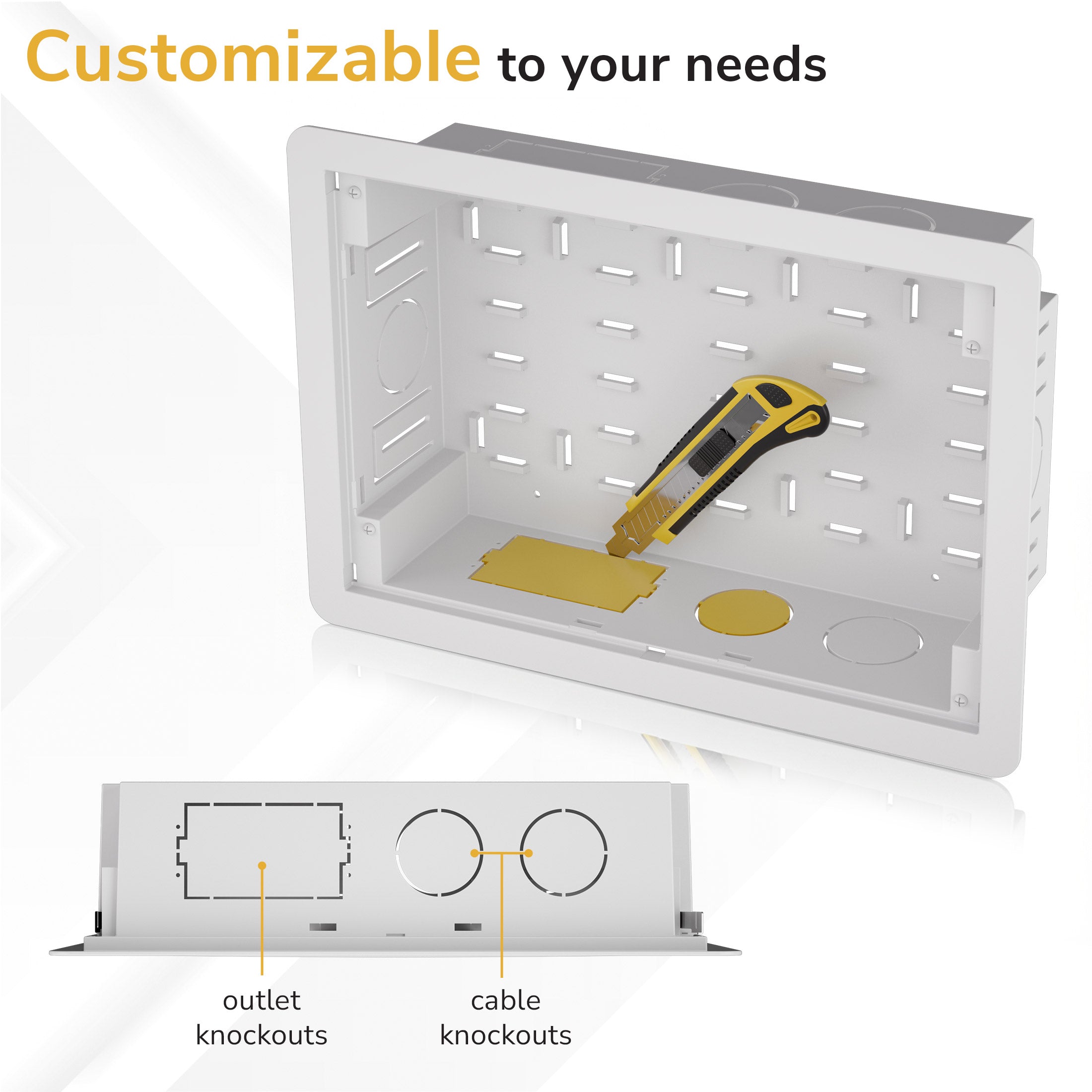 In-Wall Media Box - Small