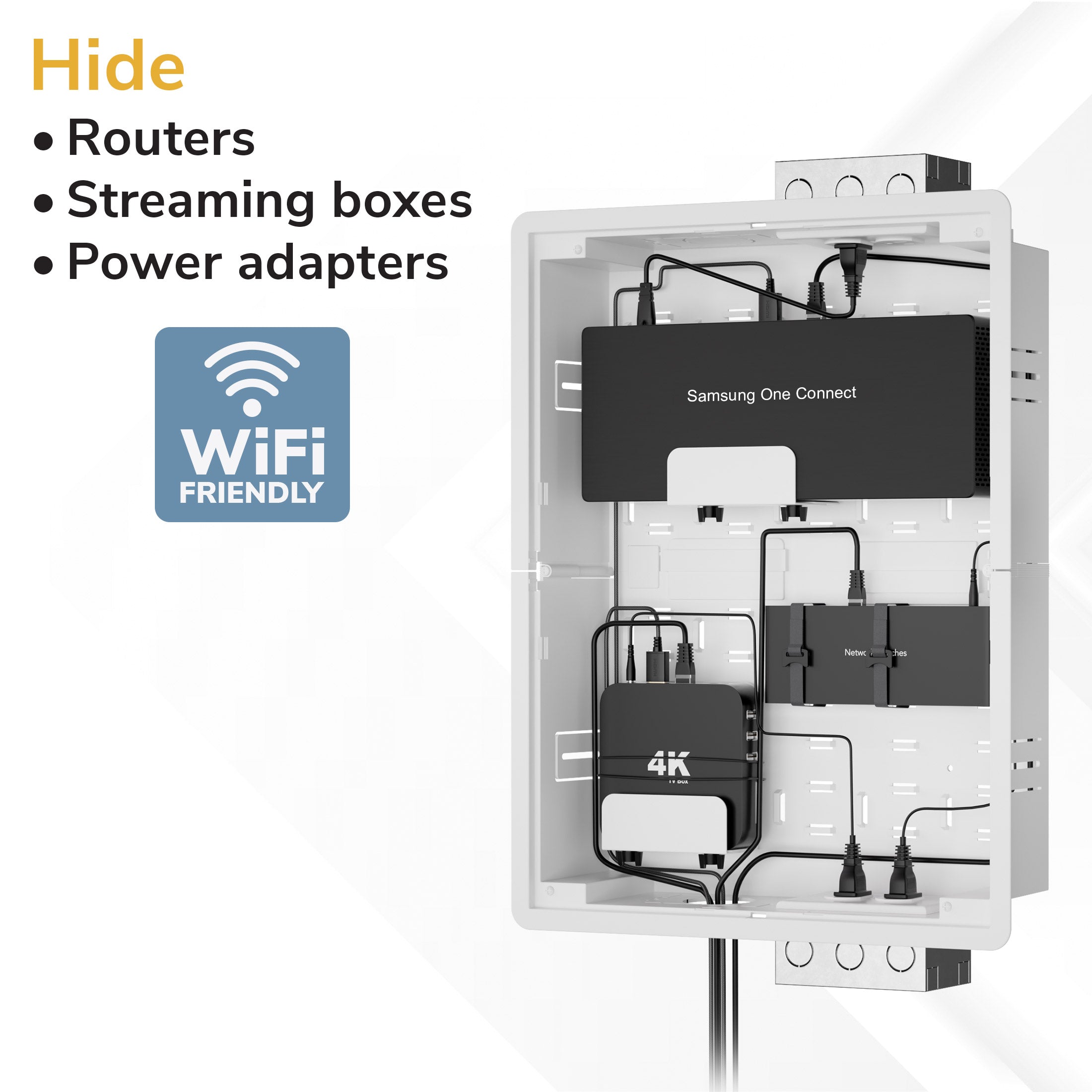 In-Wall Media Box - Large