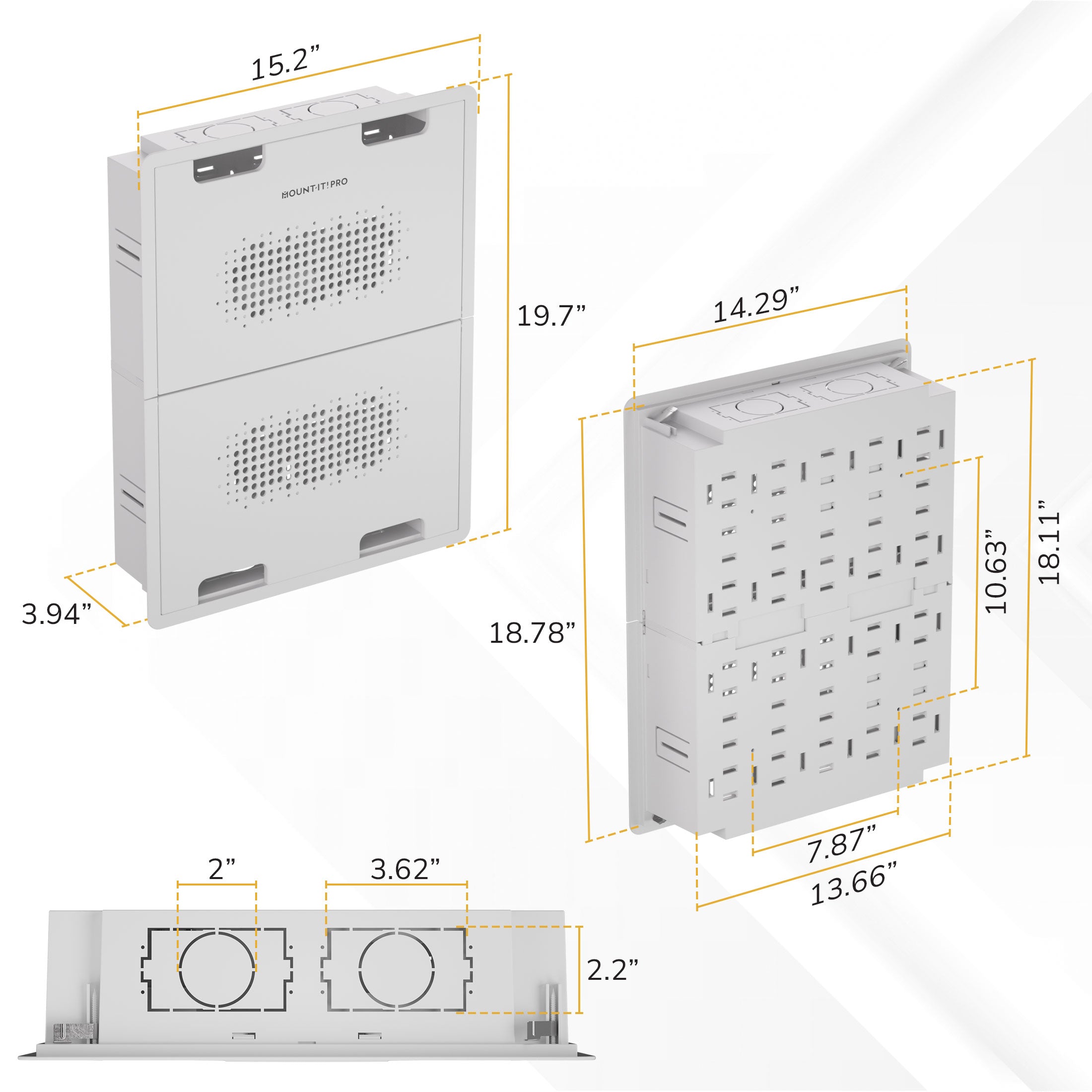 In-Wall Media Box - Large