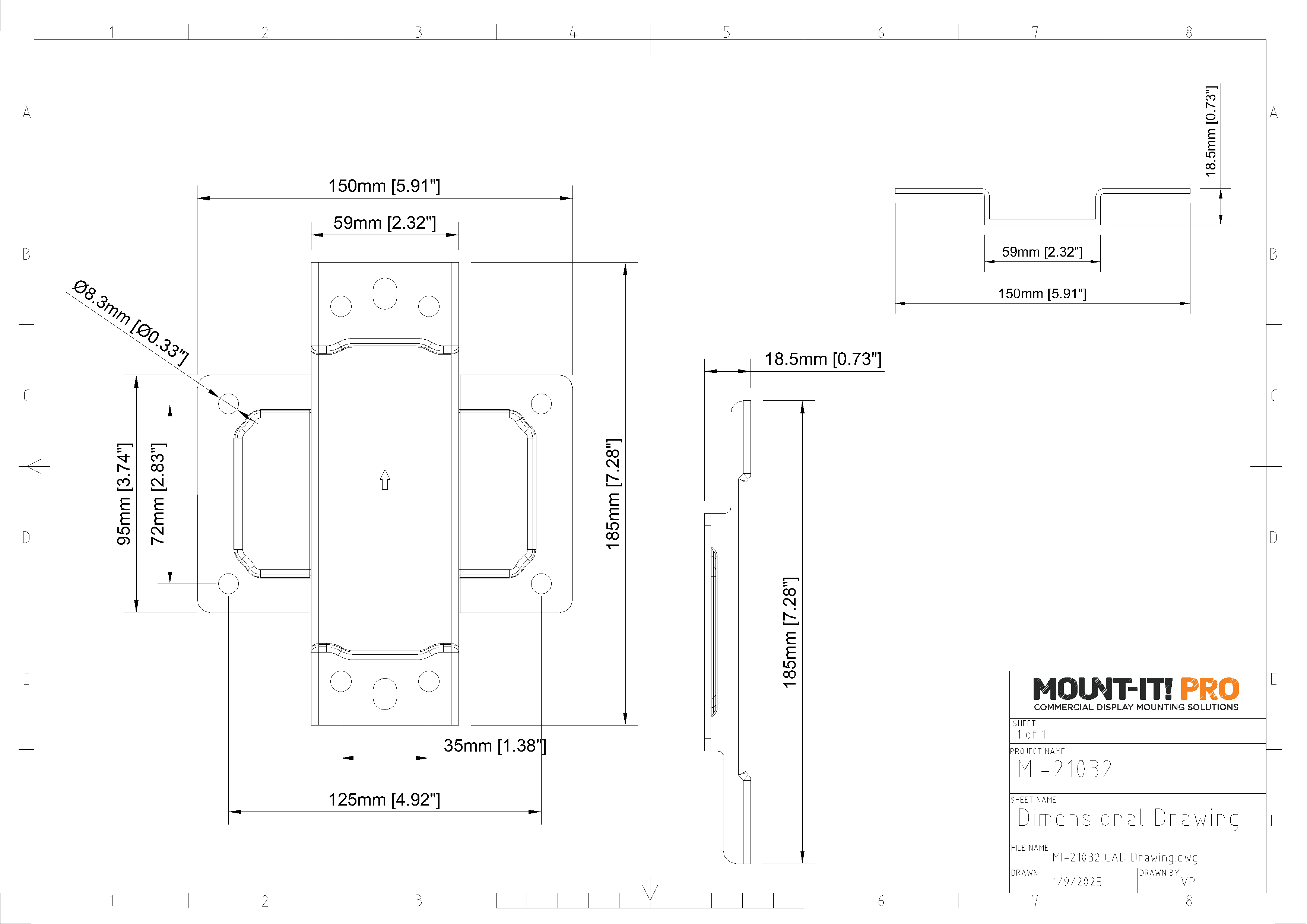 Wall Mounting Plate