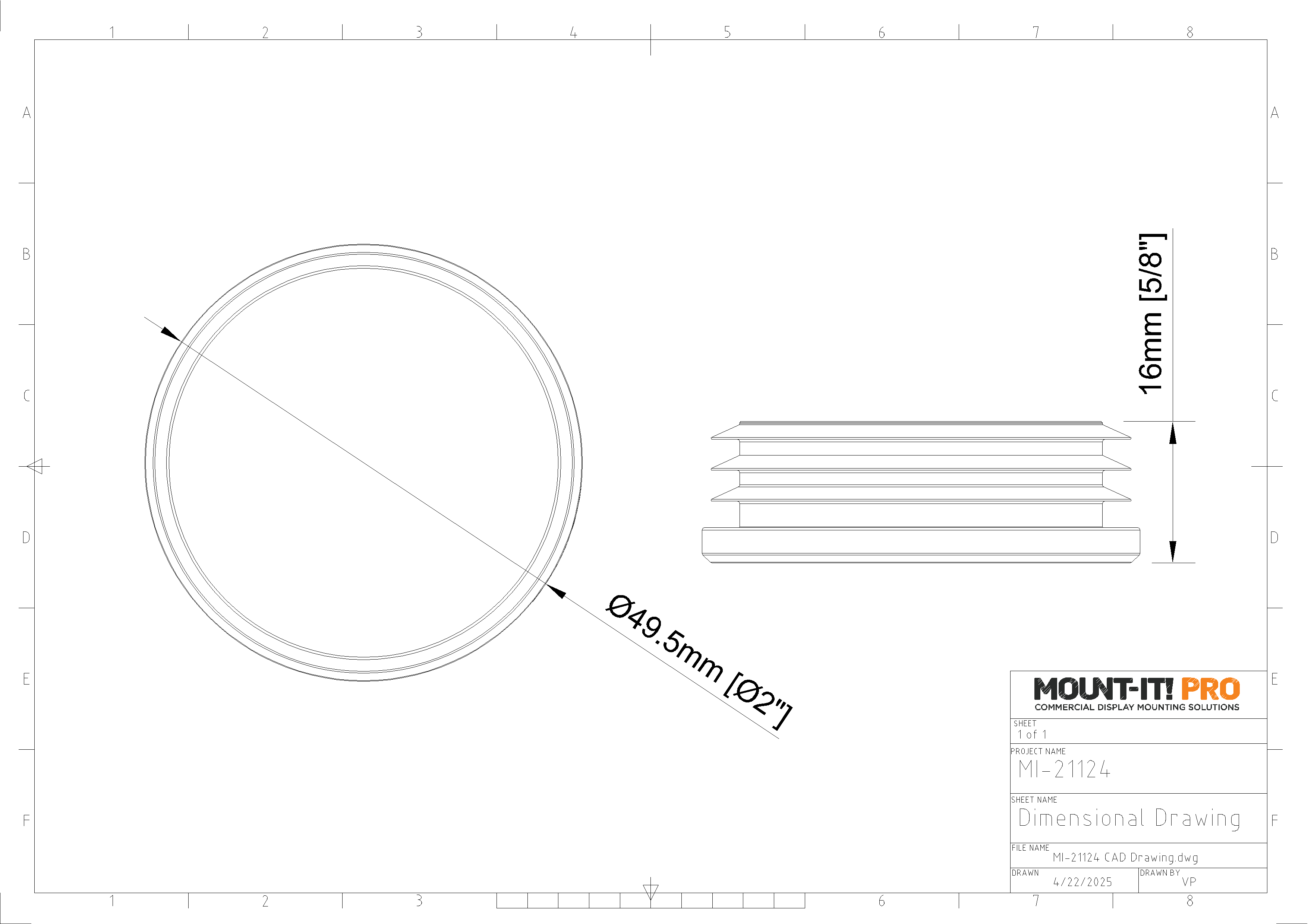 Extension Pole End Cap