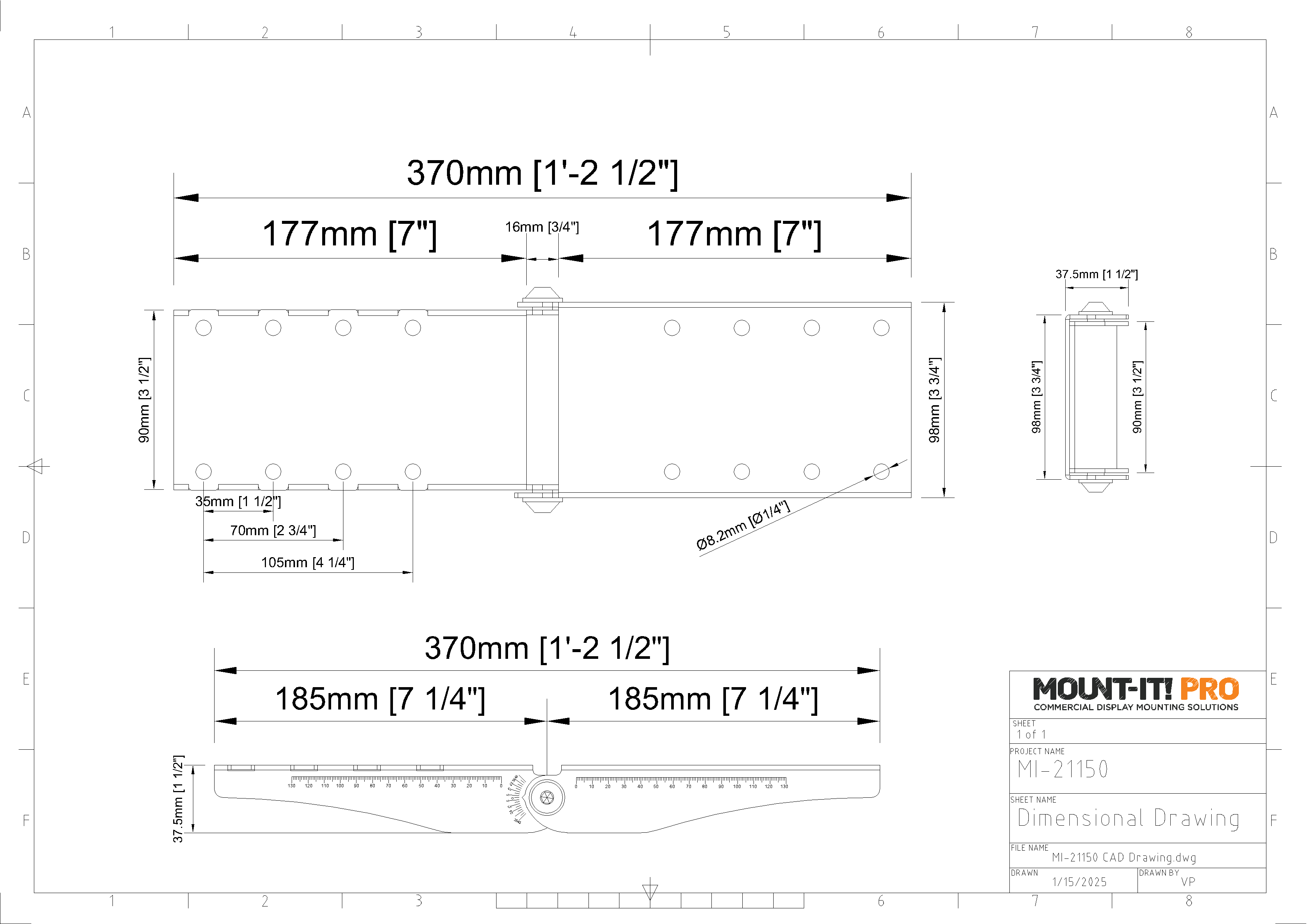 Curved Screen Rail Joiner