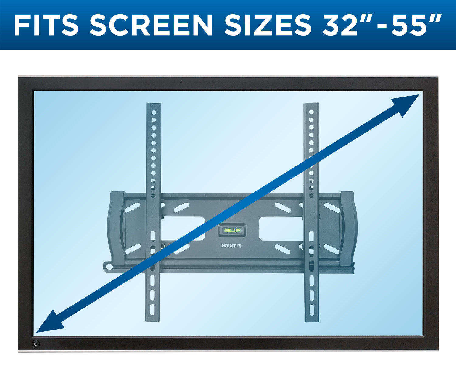 Anti-Theft Low-Profile Tilting Wall Mount