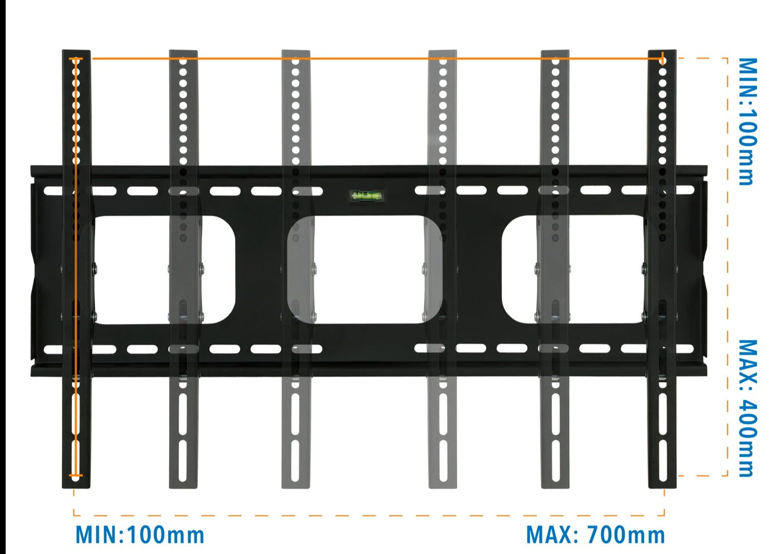 Low-Profile Tilting and Locking Wall Mount