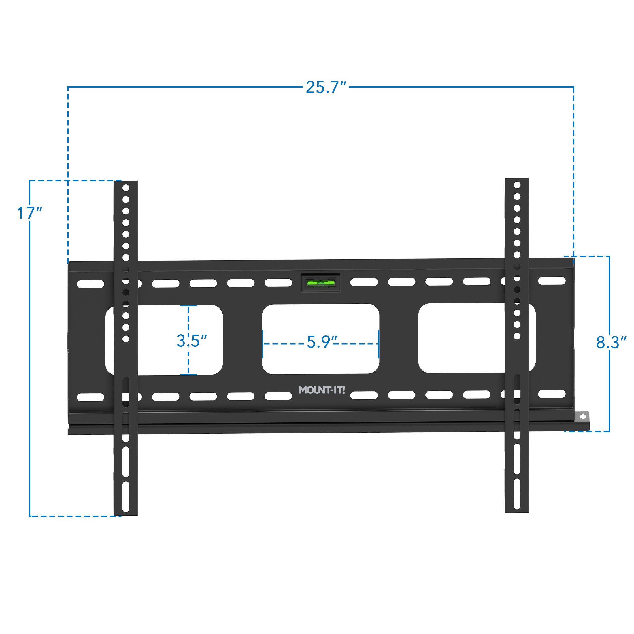 Low-Profile Fixed Wall Mount ADA Compliant