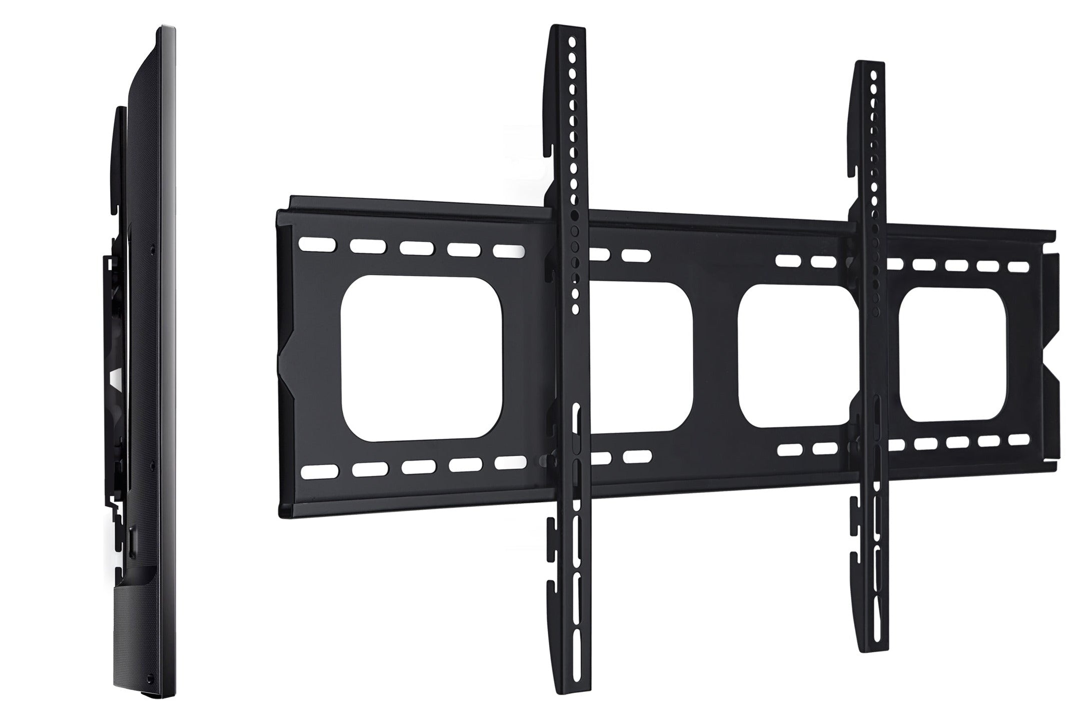 Heavy-Duty Low-Profile Fixed Wall Mount ADA Compliant