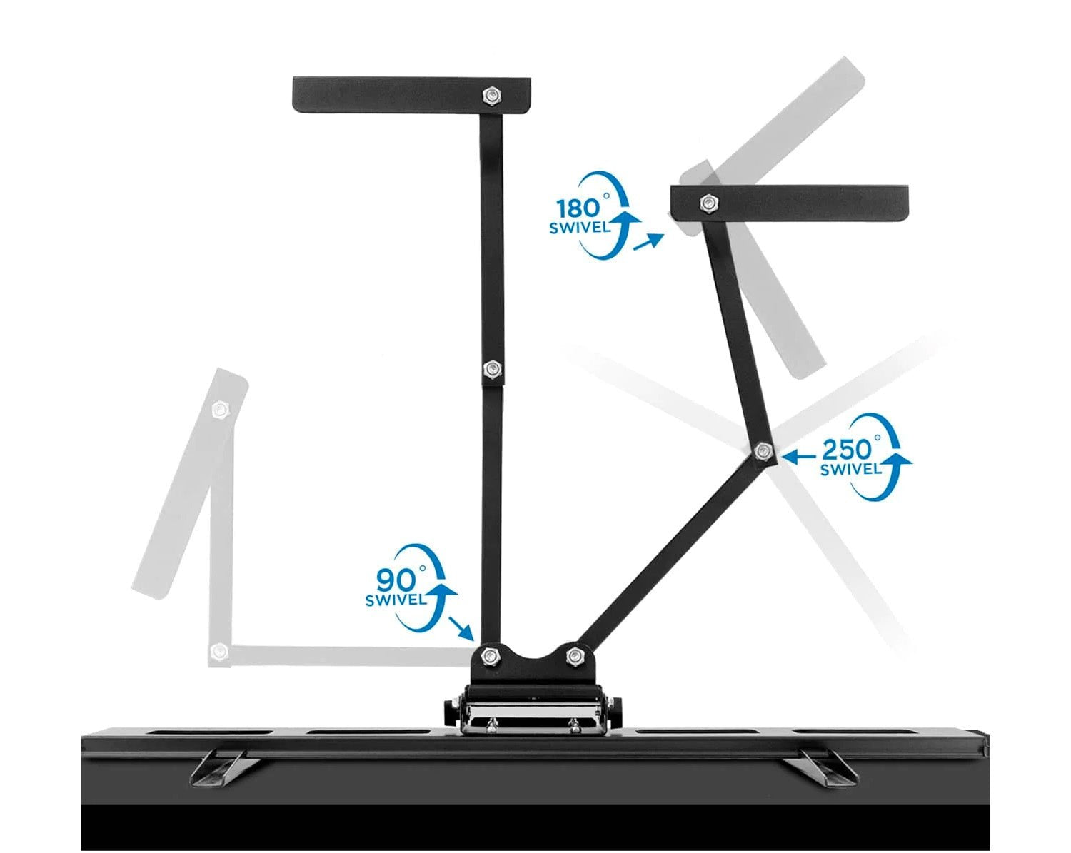 Articulating Dual-Arm Corner Mount