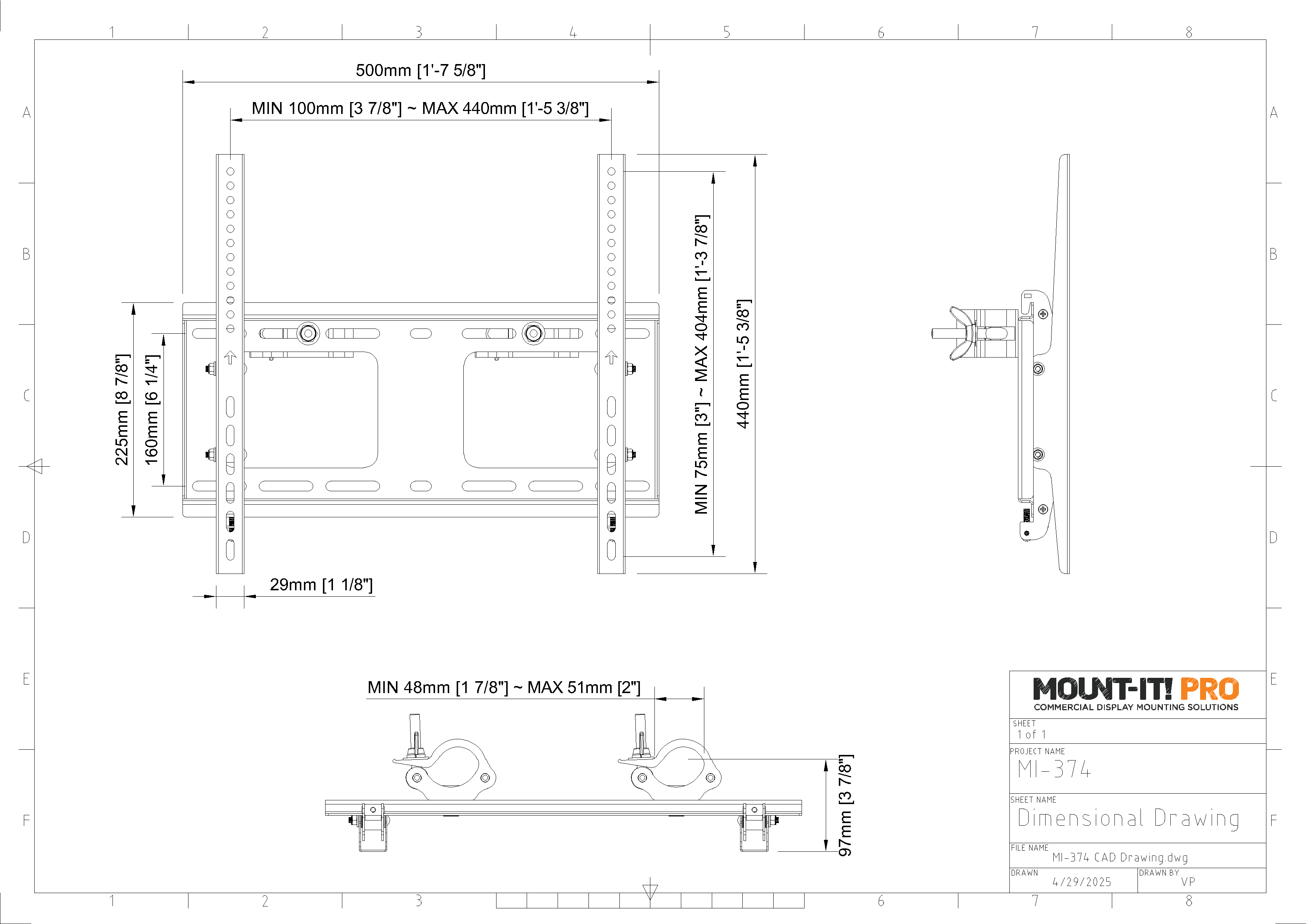 Truss Mount with Quick-Release Clamps
