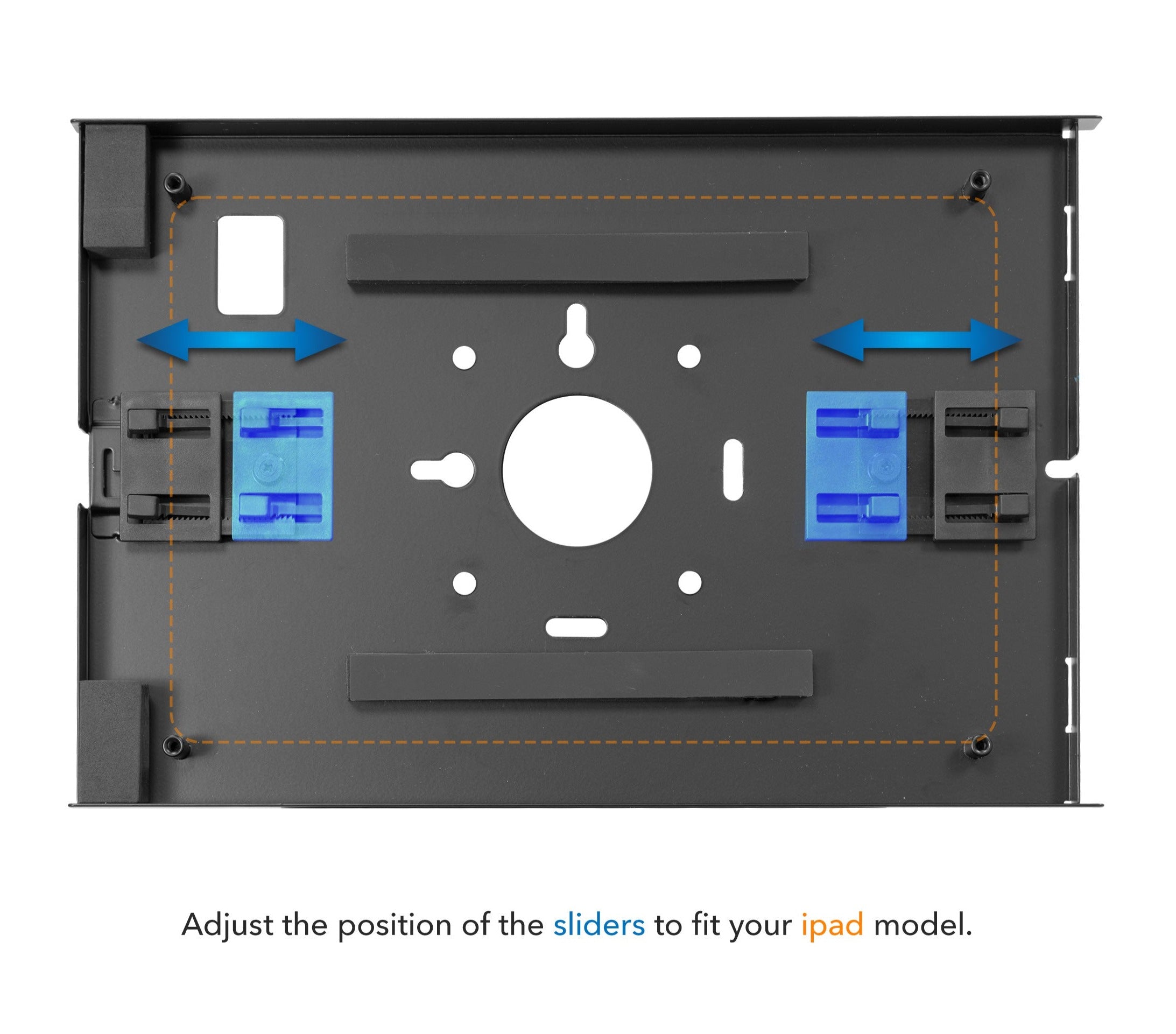 Anti-Theft Tablet Countertop Stand for iPad, iPad Air, iPad Pro