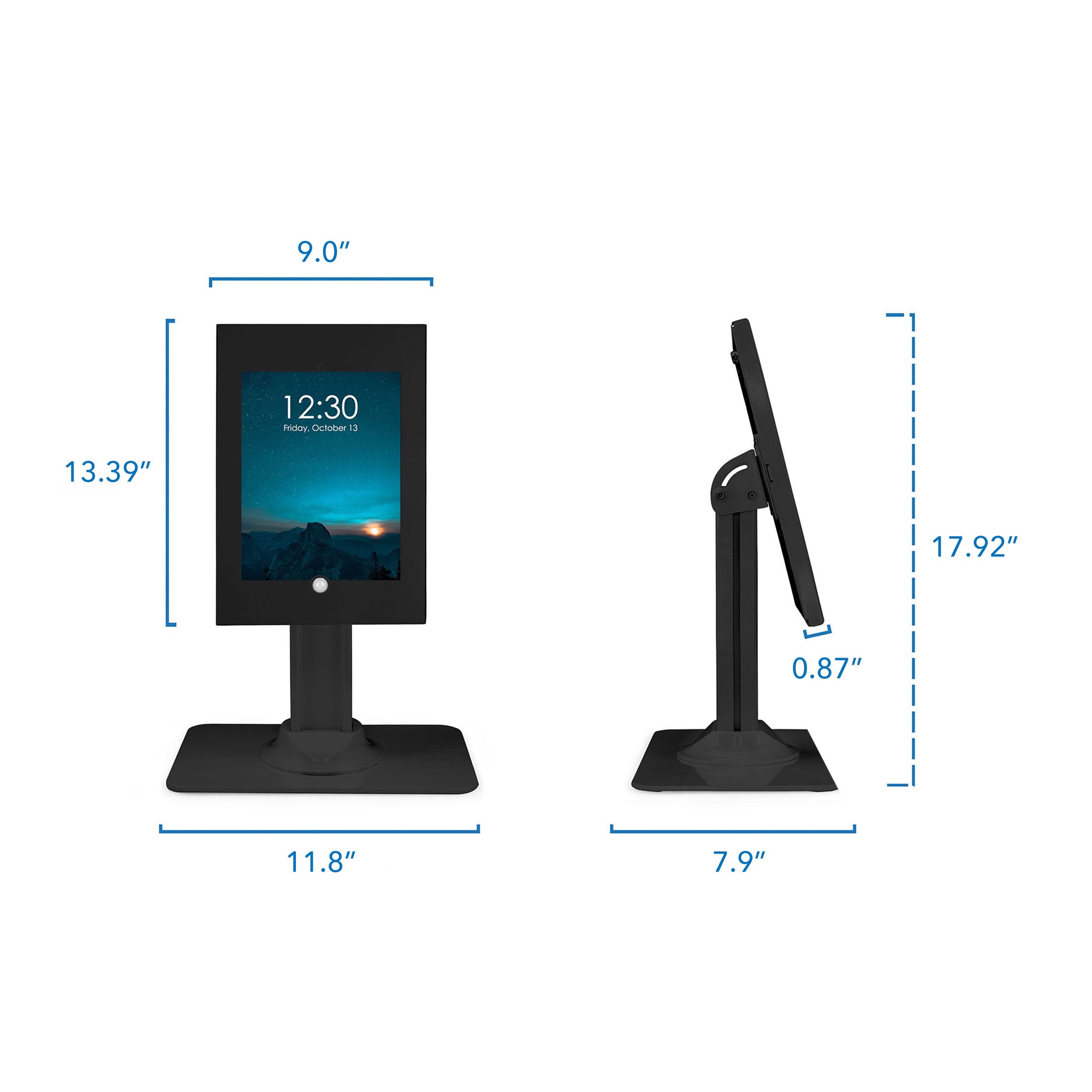 Anti-Theft Tablet Countertop Stand for iPad, iPad Air, iPad Pro