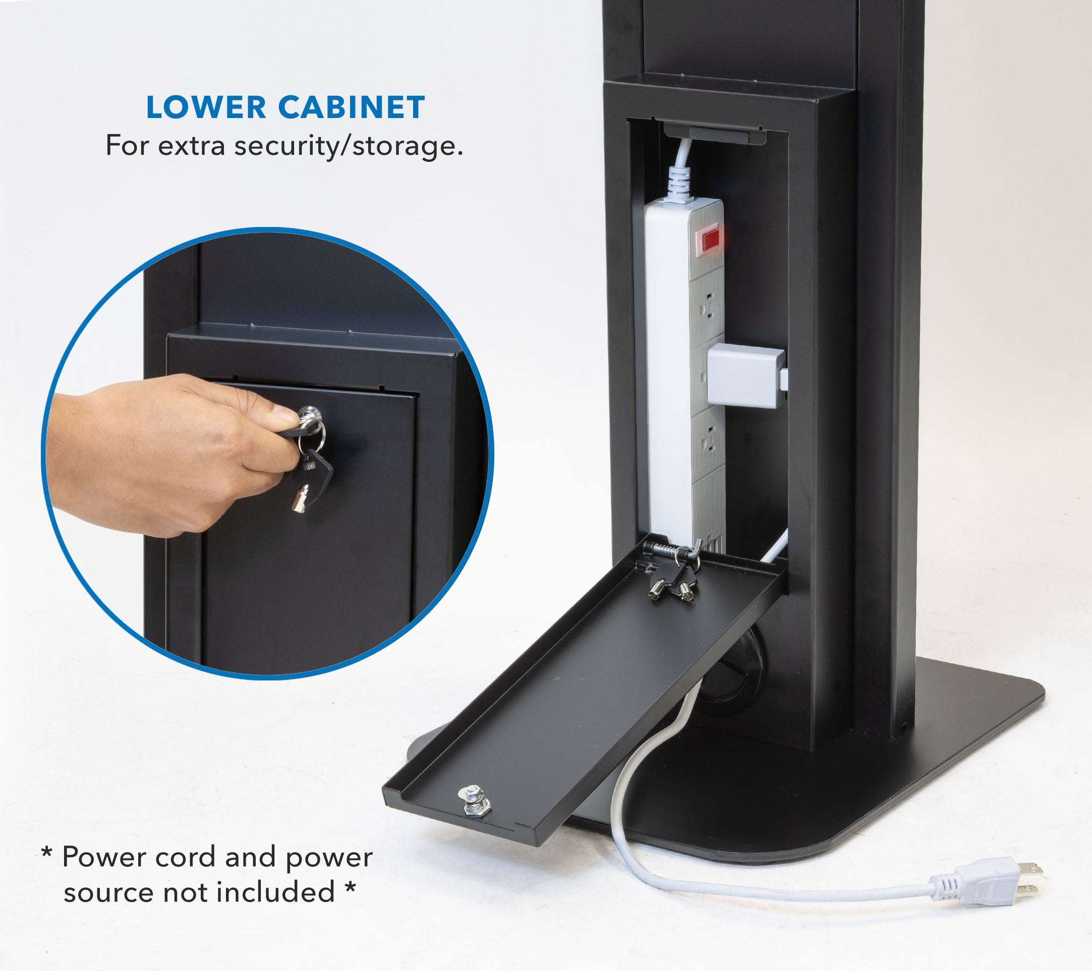 Anti-Theft Tablet Kiosk for iPad, iPad Air, iPad Pro