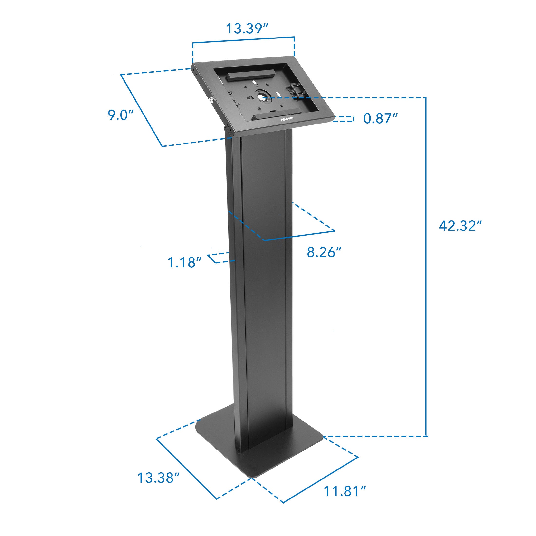 Anti-Theft Tablet Kiosk for iPad, iPad Air, iPad Pro