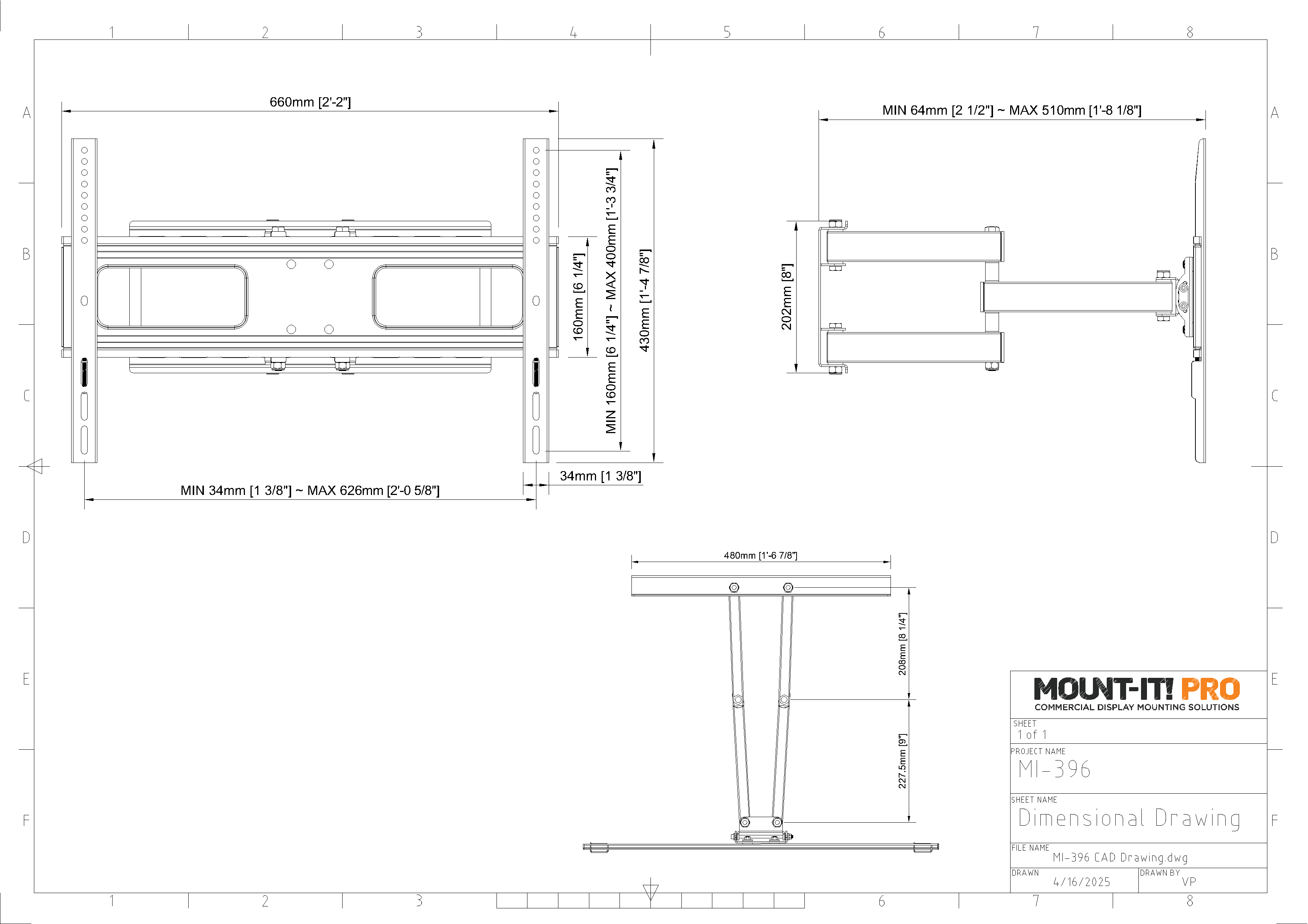 Articulating Outdoor Wall Mount