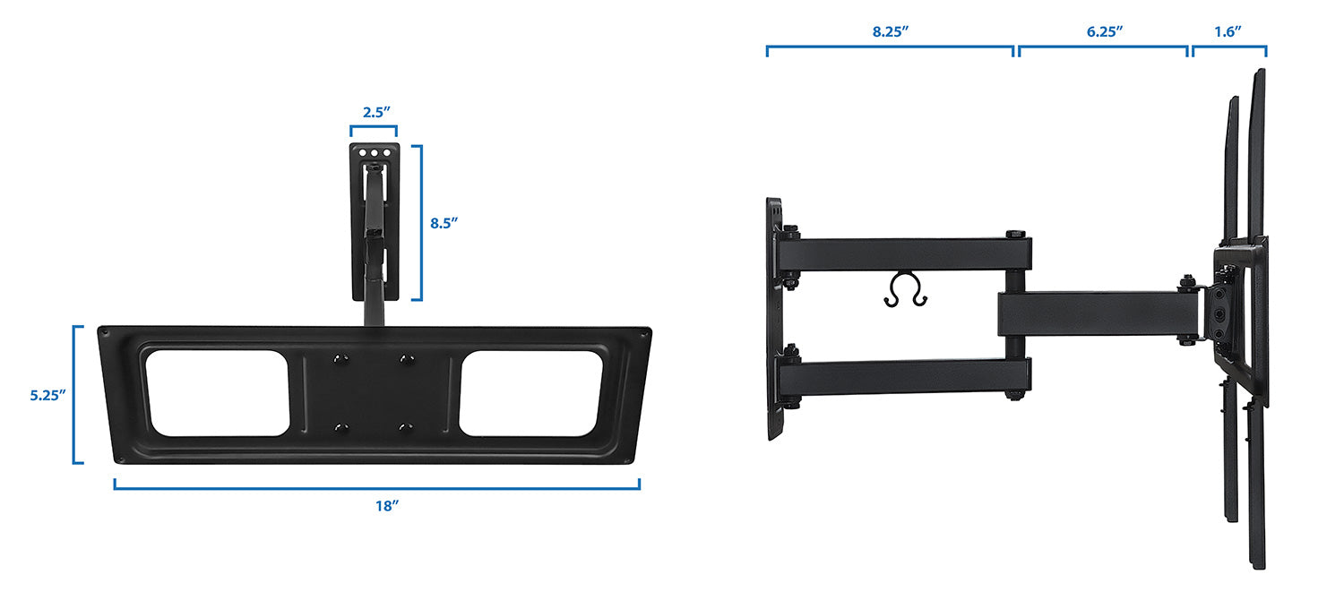 Articulating Wall Mount for Screens 26”-55”