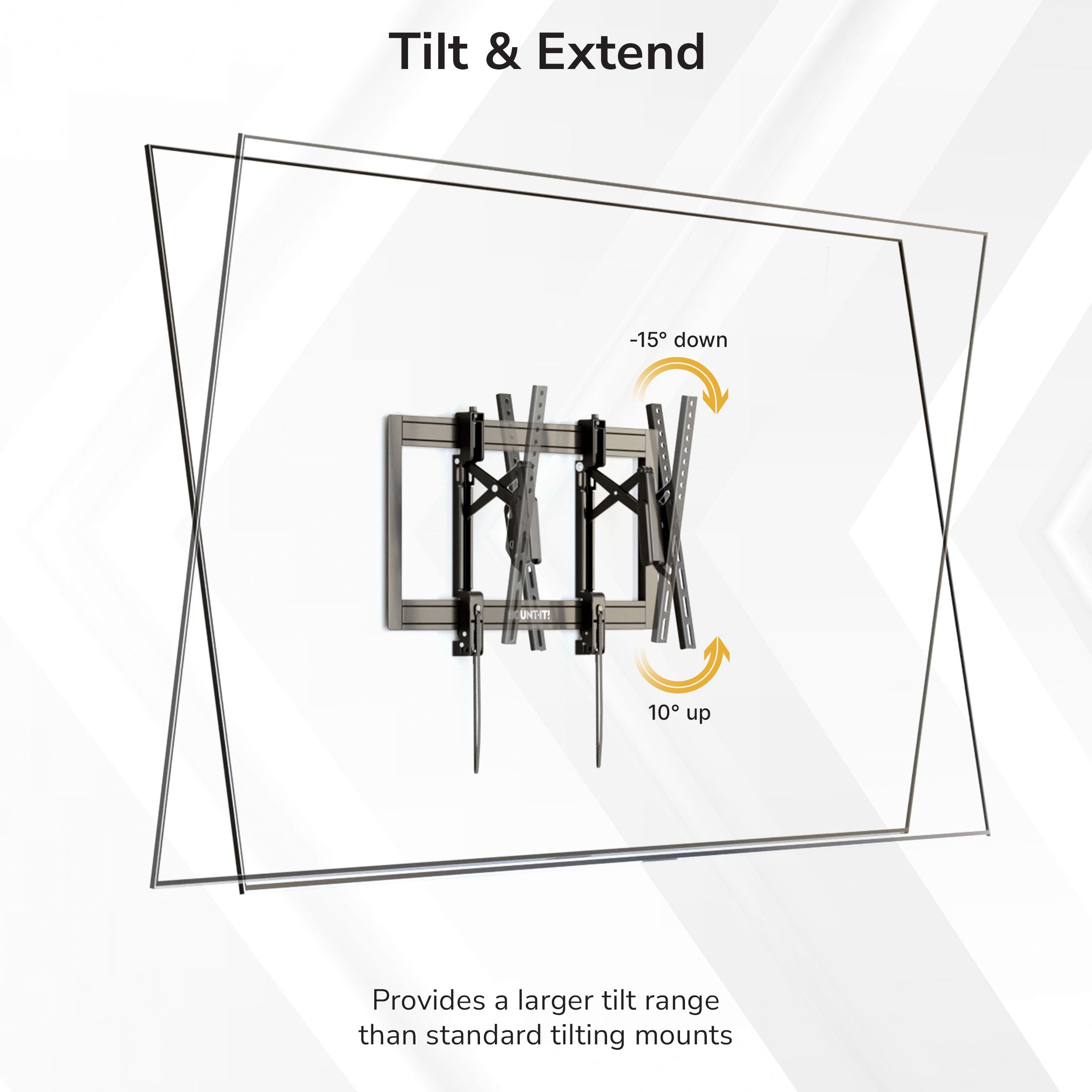 Heavy-Duty Advanced Tilt TV Wall Mount