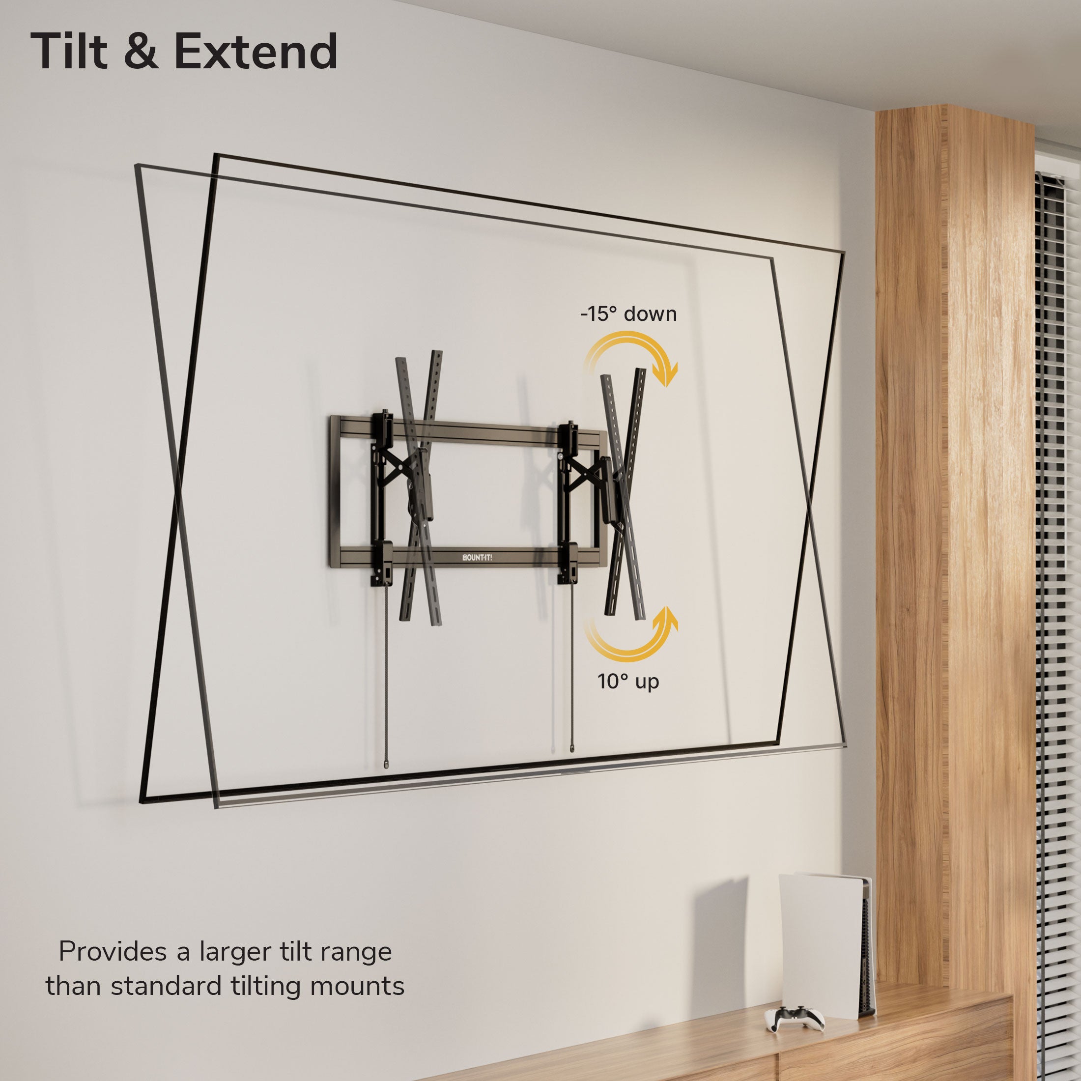 Heavy-Duty XL Advanced Tilt TV Wall Mount