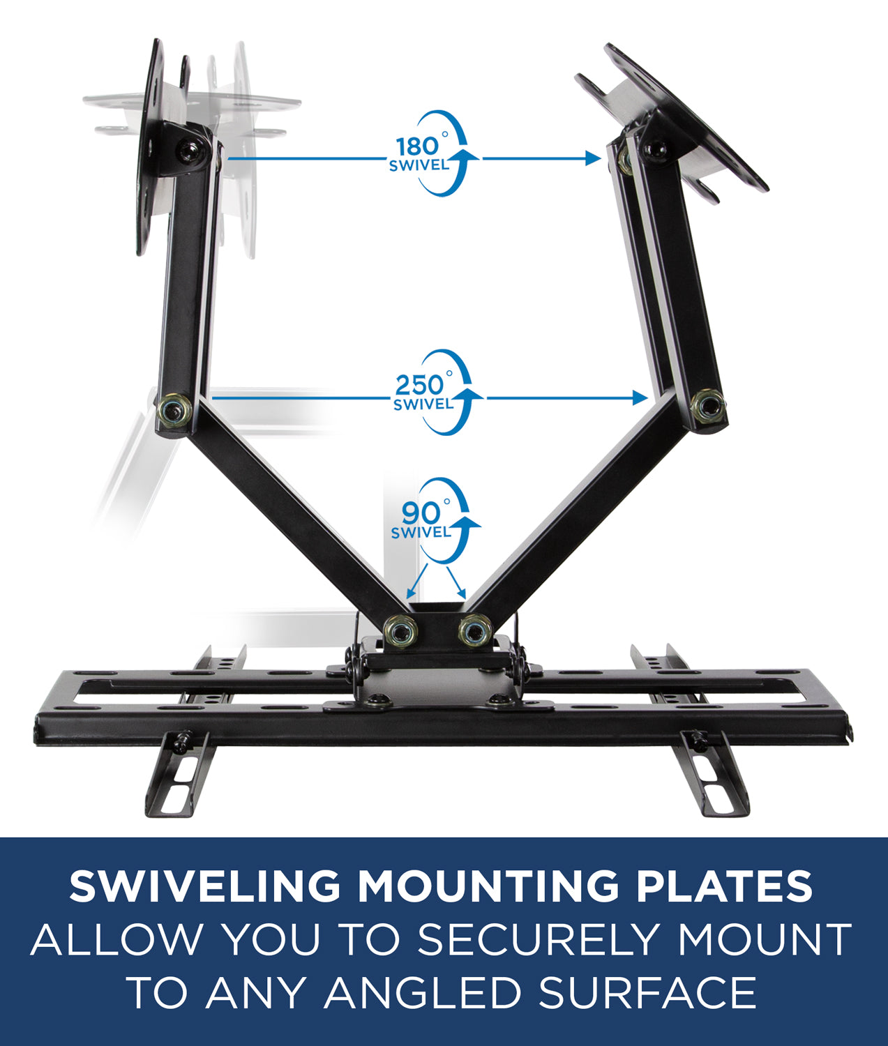 Articulating Dual-Arm Corner Mount