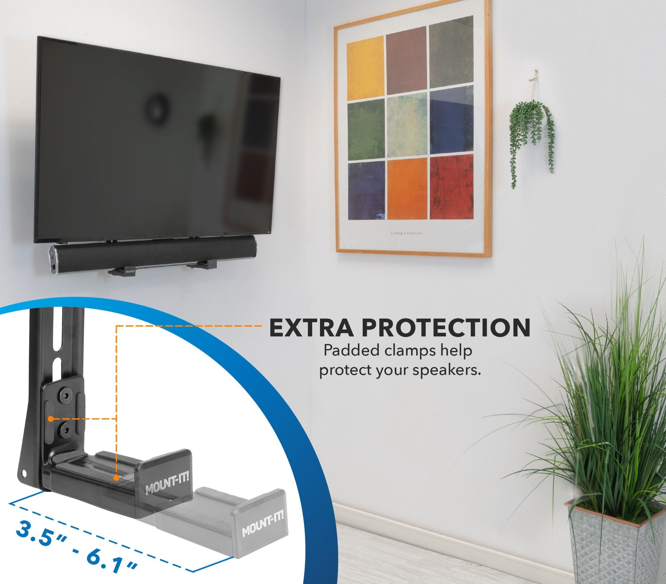 Universal Display Soundbar Mount Brackets