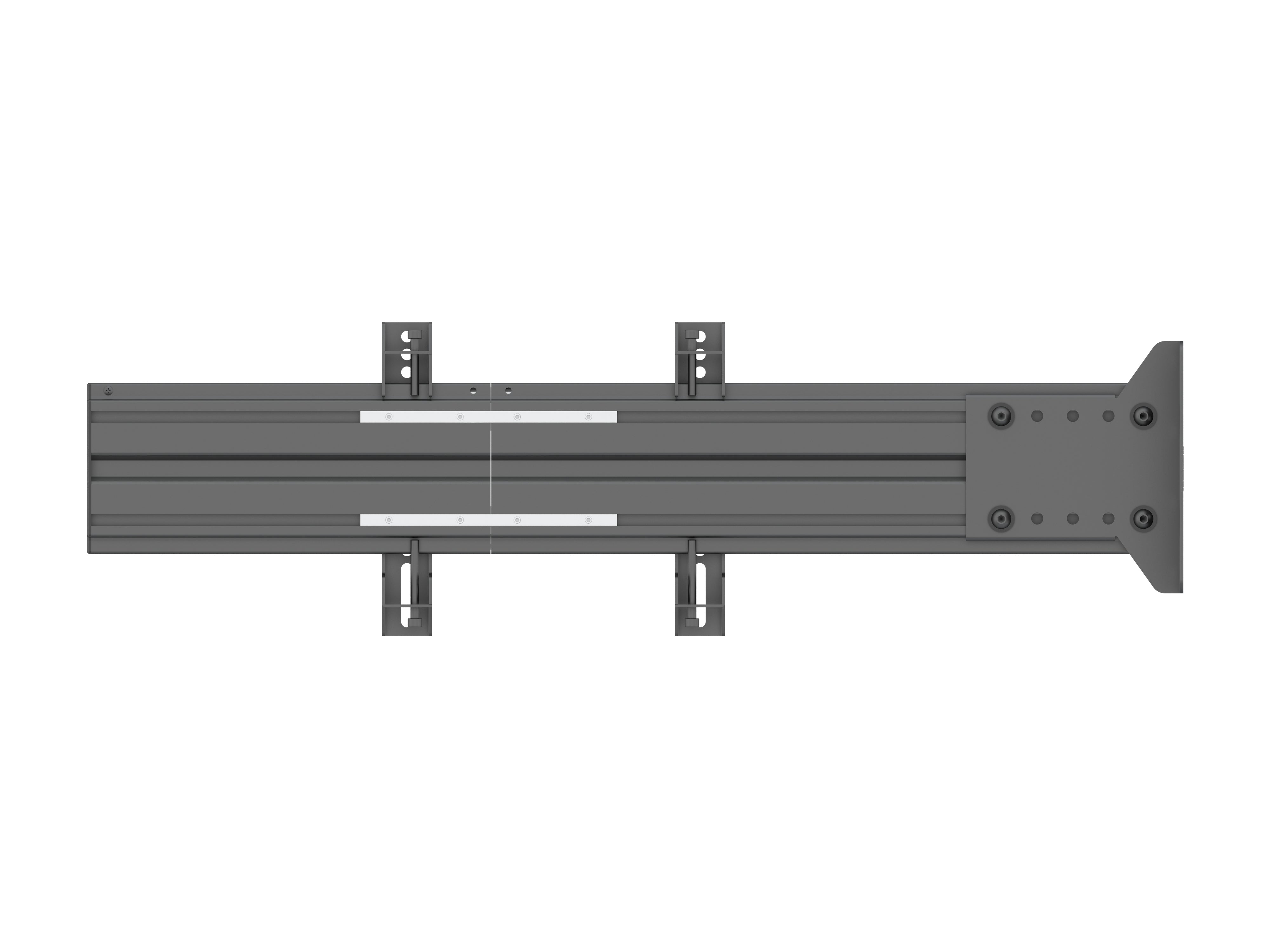 Single-Point Single-Screen Wall Mount 200mm Fixed Arm Brackets