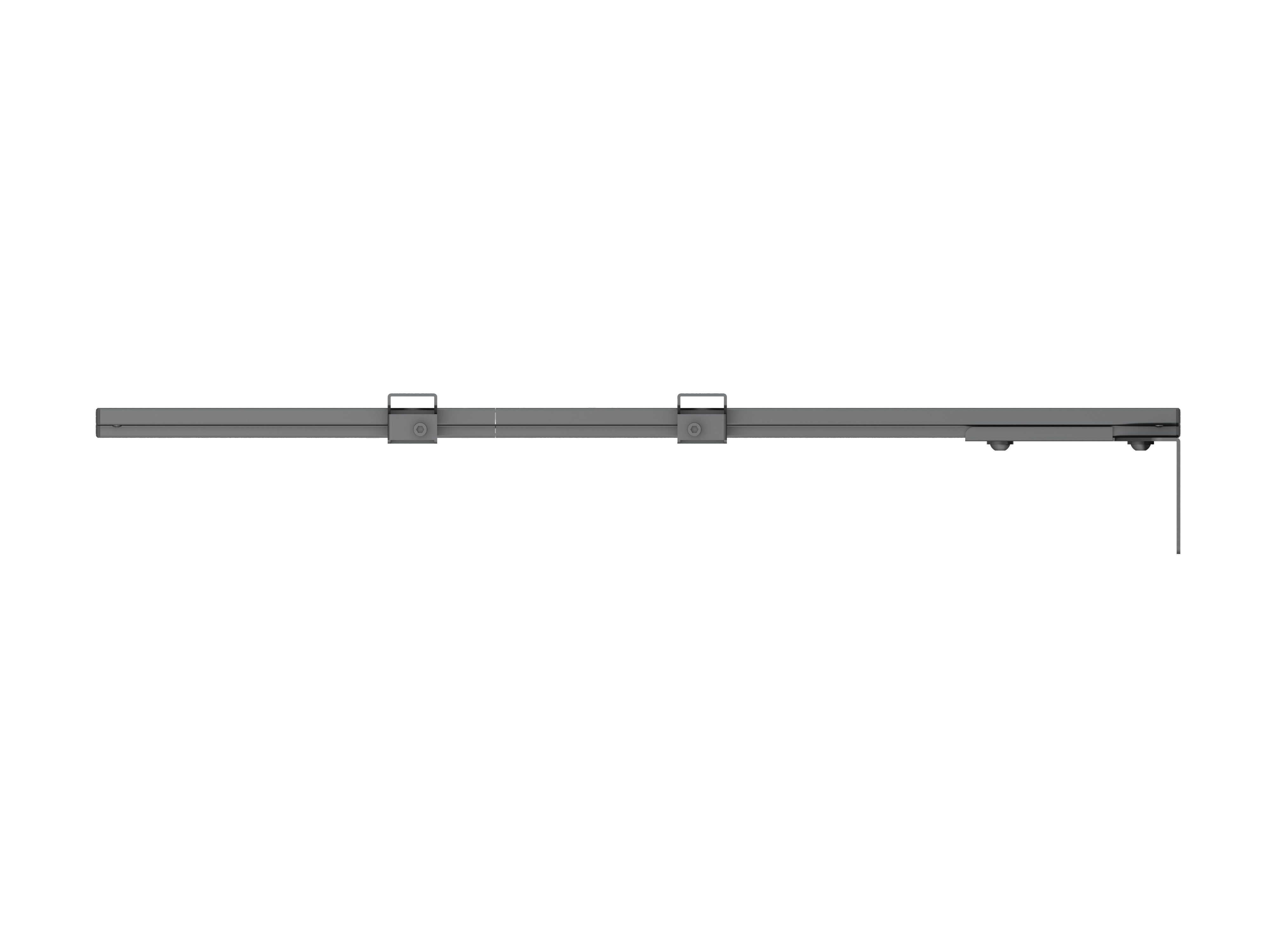 Top view of a Single-Point Single-Screen Wall Mount