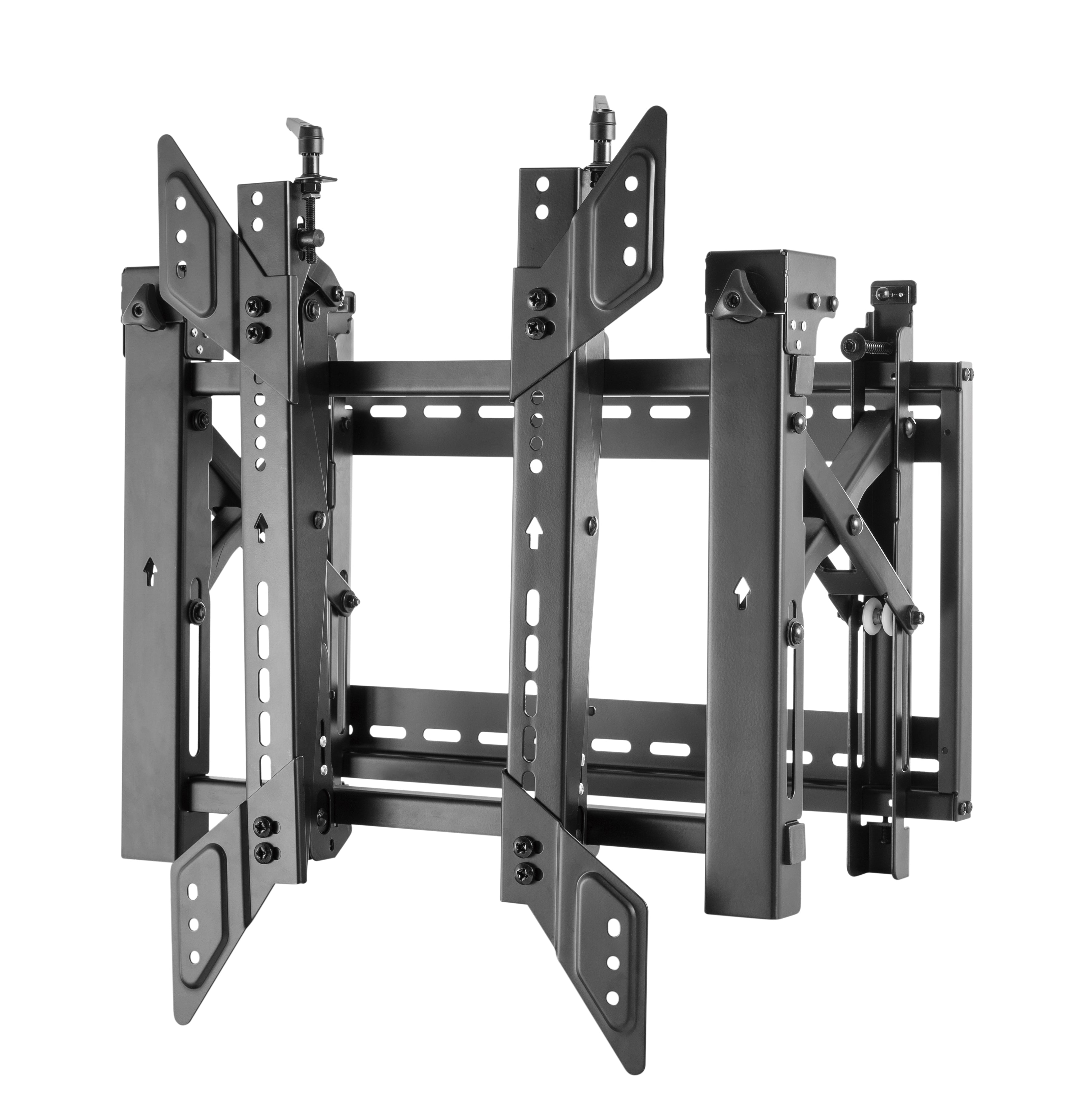 Portrait Push-In, Pop-Out Video Wall Mount