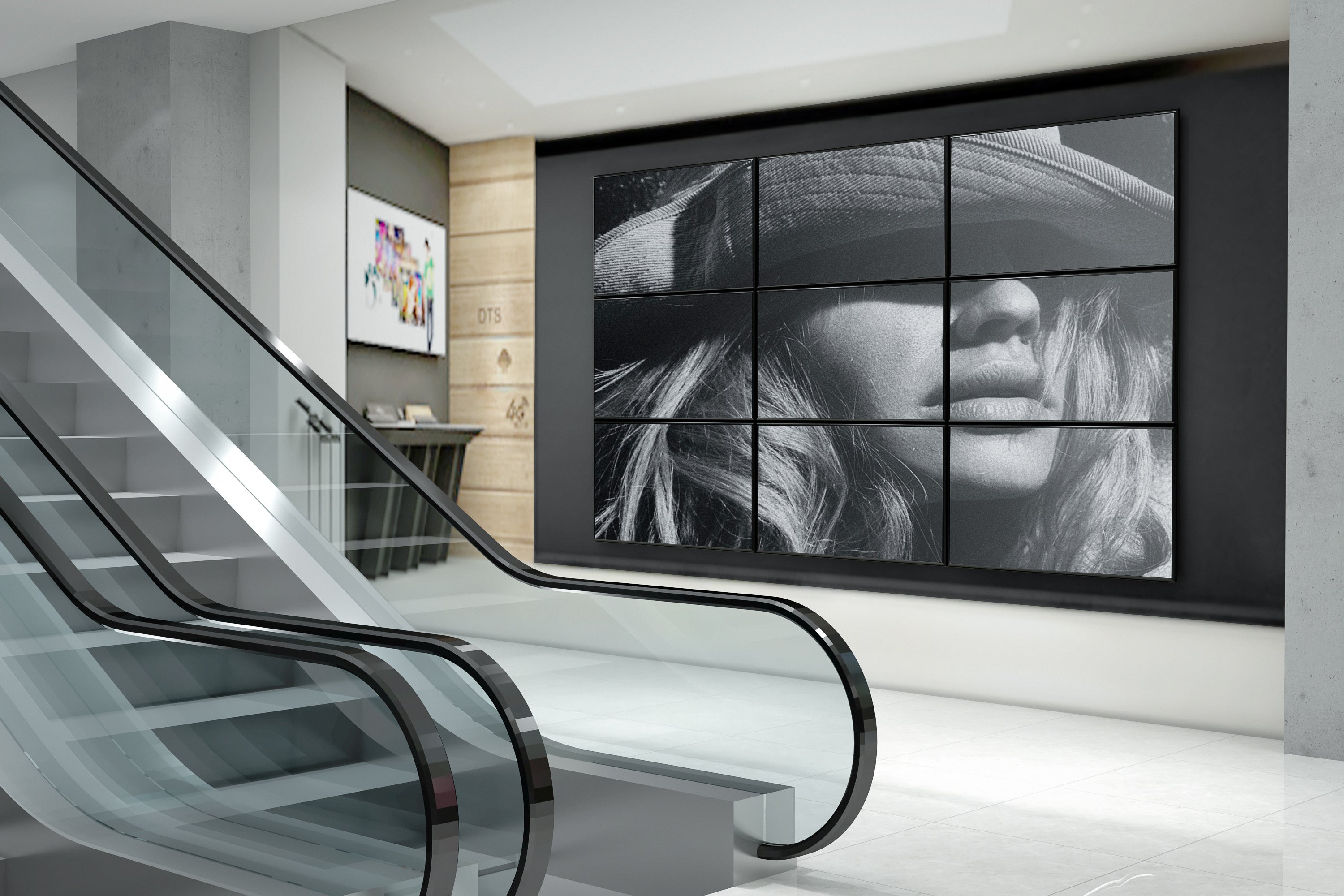 Portrait Push-In, Pop-Out Video Wall Mount