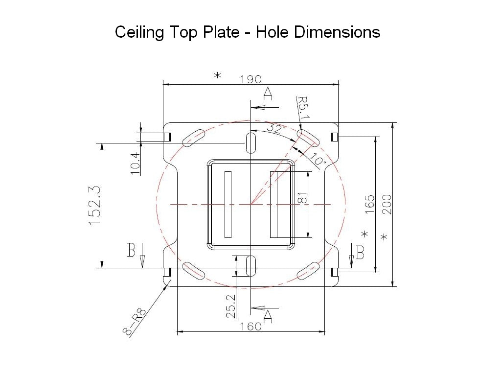Dual-Screen Ceiling Mount (Side-by-Side)