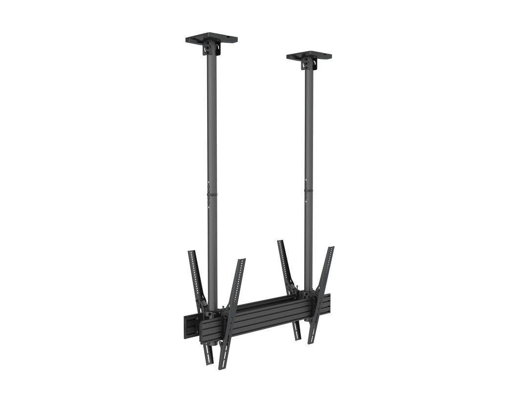 Heavy-Duty Dual-Screen Ceiling Mount (Back-to-Back)